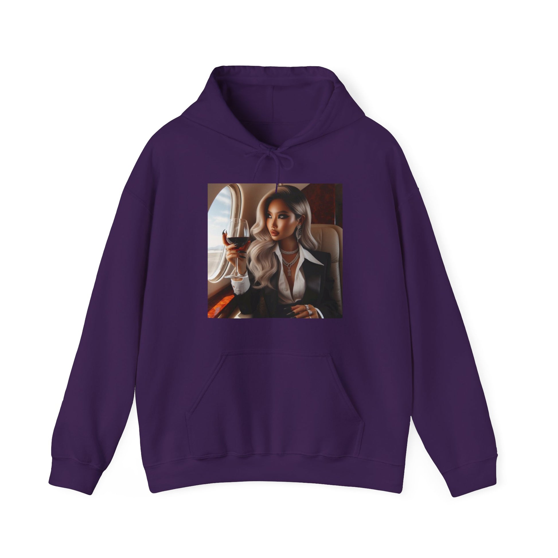 Private Business Hoodie Hoodie Printify Purple S