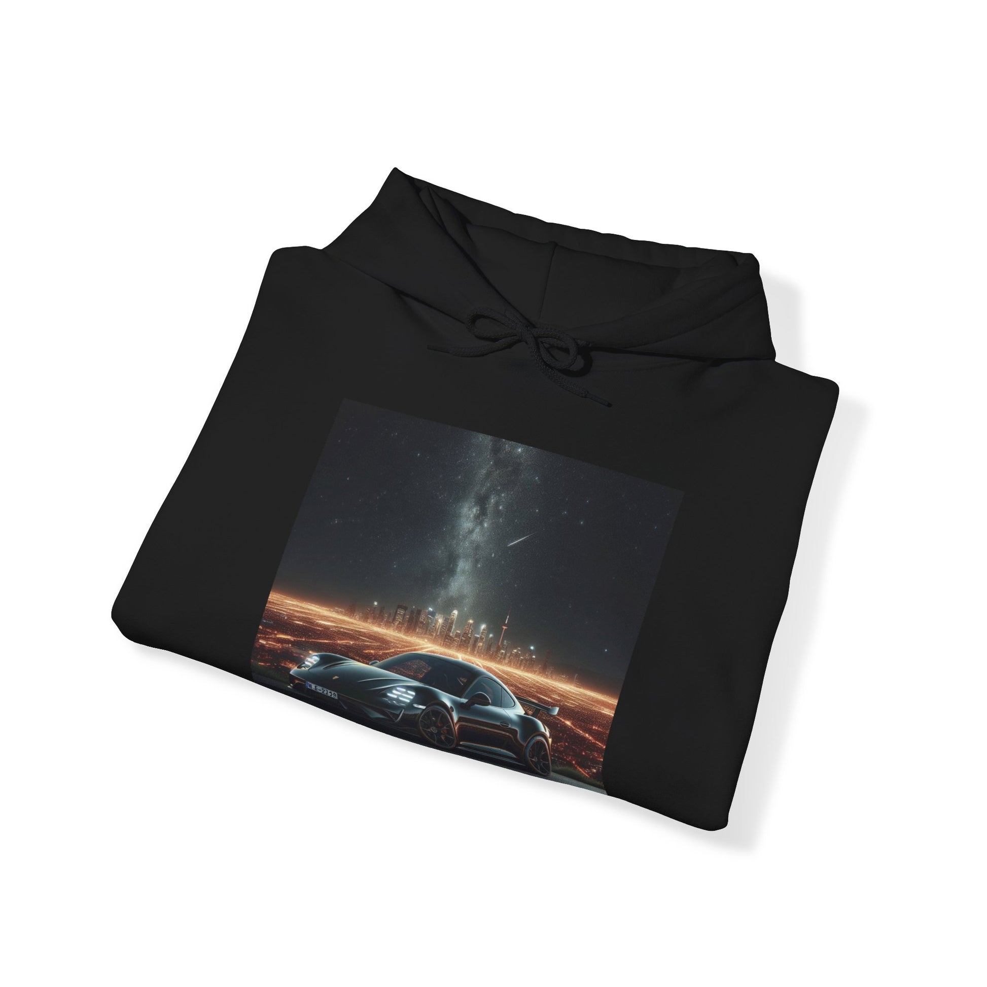 Black Porsche Hoodie Hoodie Printify