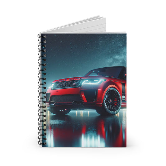 Red Range Spiral Notebook Paper products Printify