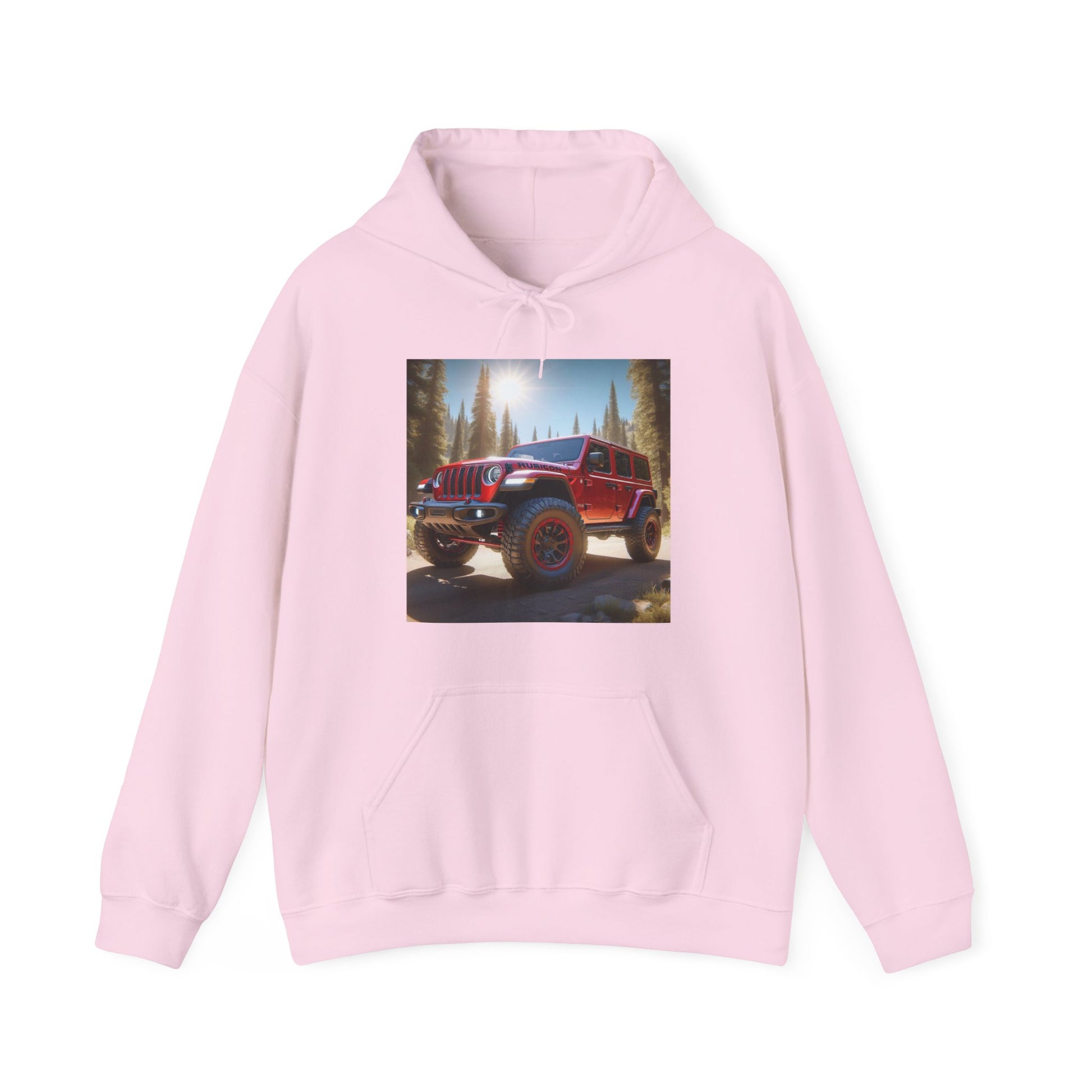 Red Rubicon Hoodie Hoodie Printify Light Pink S