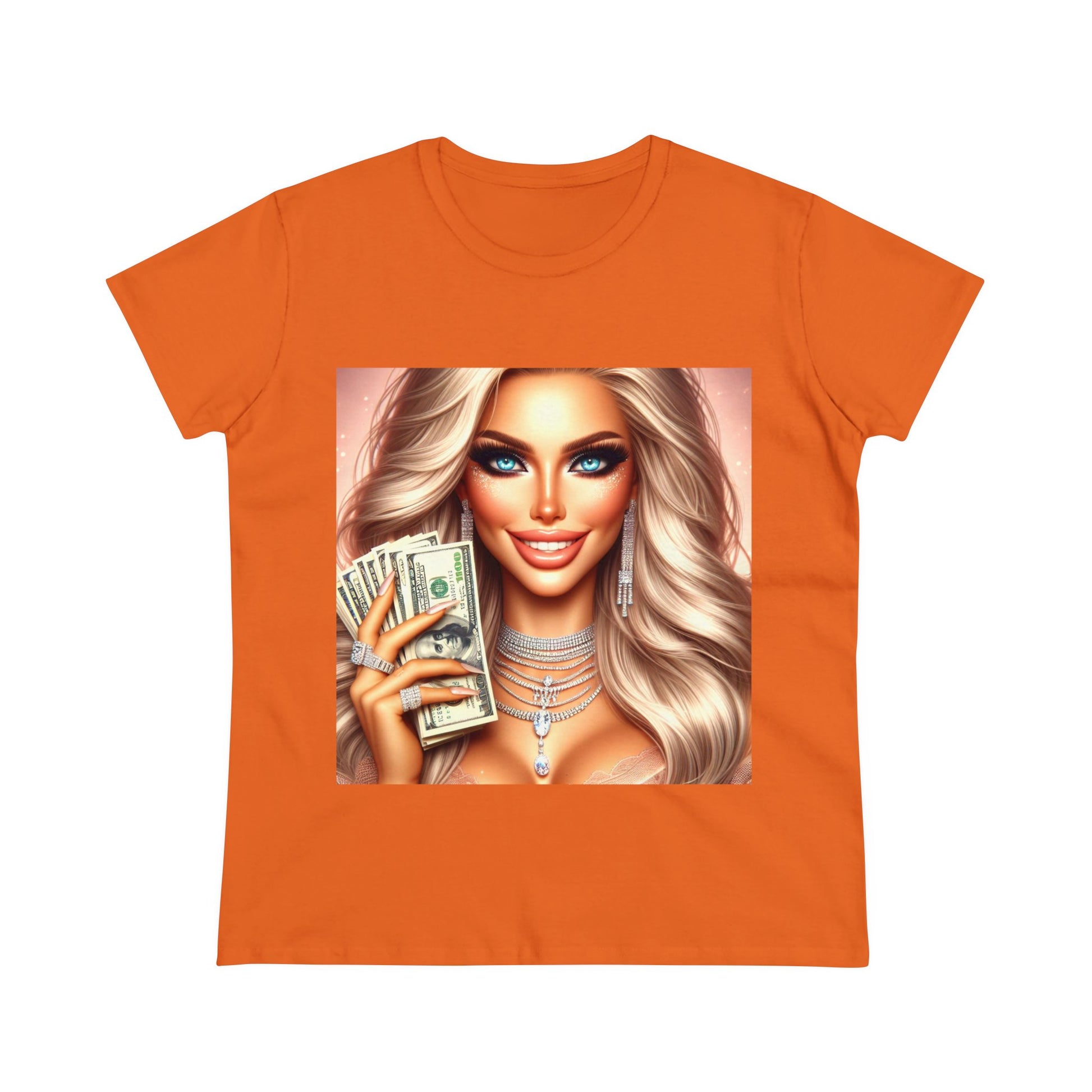 Money Talks T-Shirt T-Shirt Printify Orange S