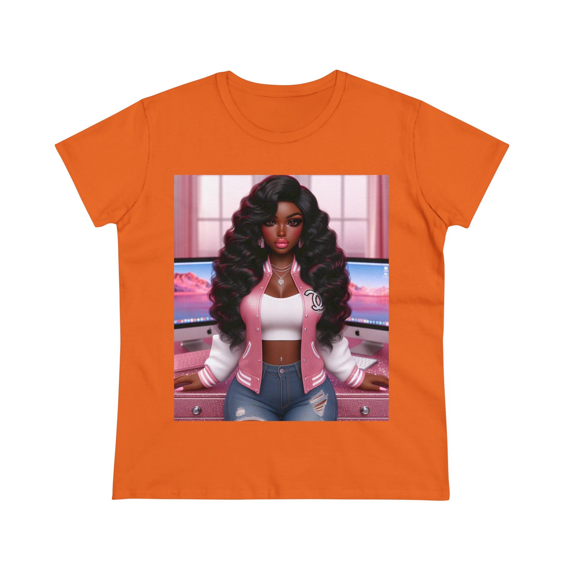 Pink Everything T-Shirt T-Shirt Printify Orange S