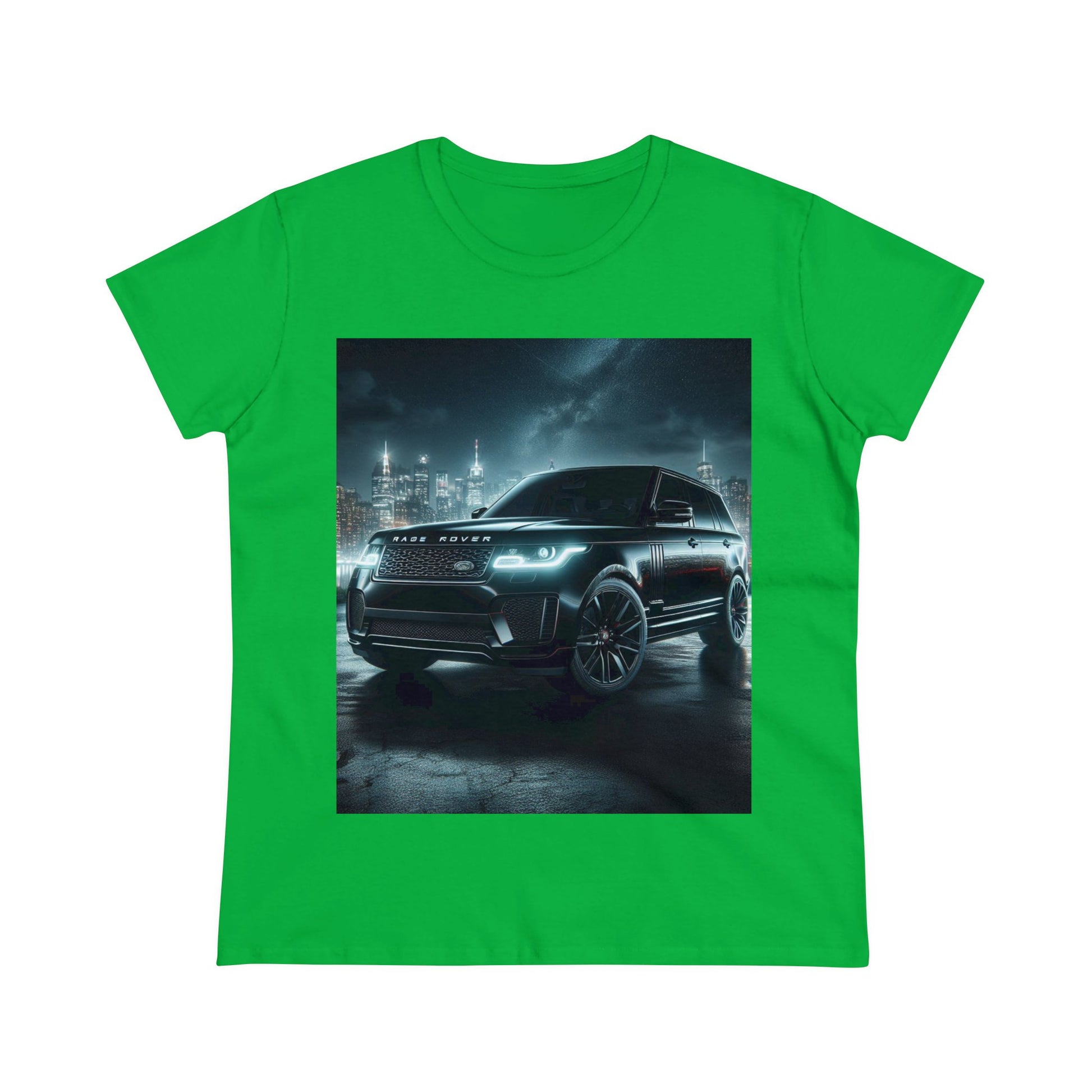 Black Range Rover T-Shirt T-Shirt Printify Irish Green S