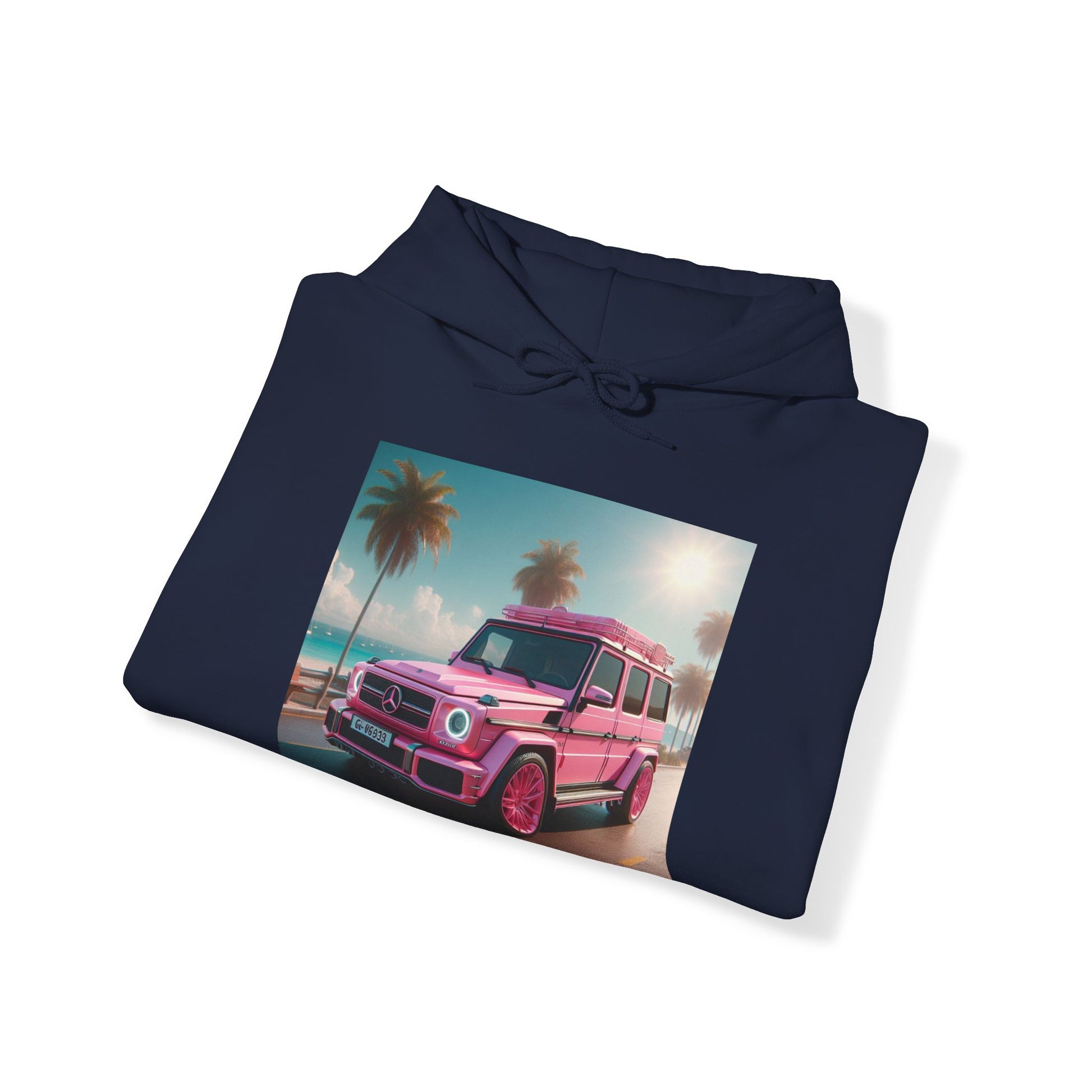 Pink G-Wagon Hoodie Hoodie Printify
