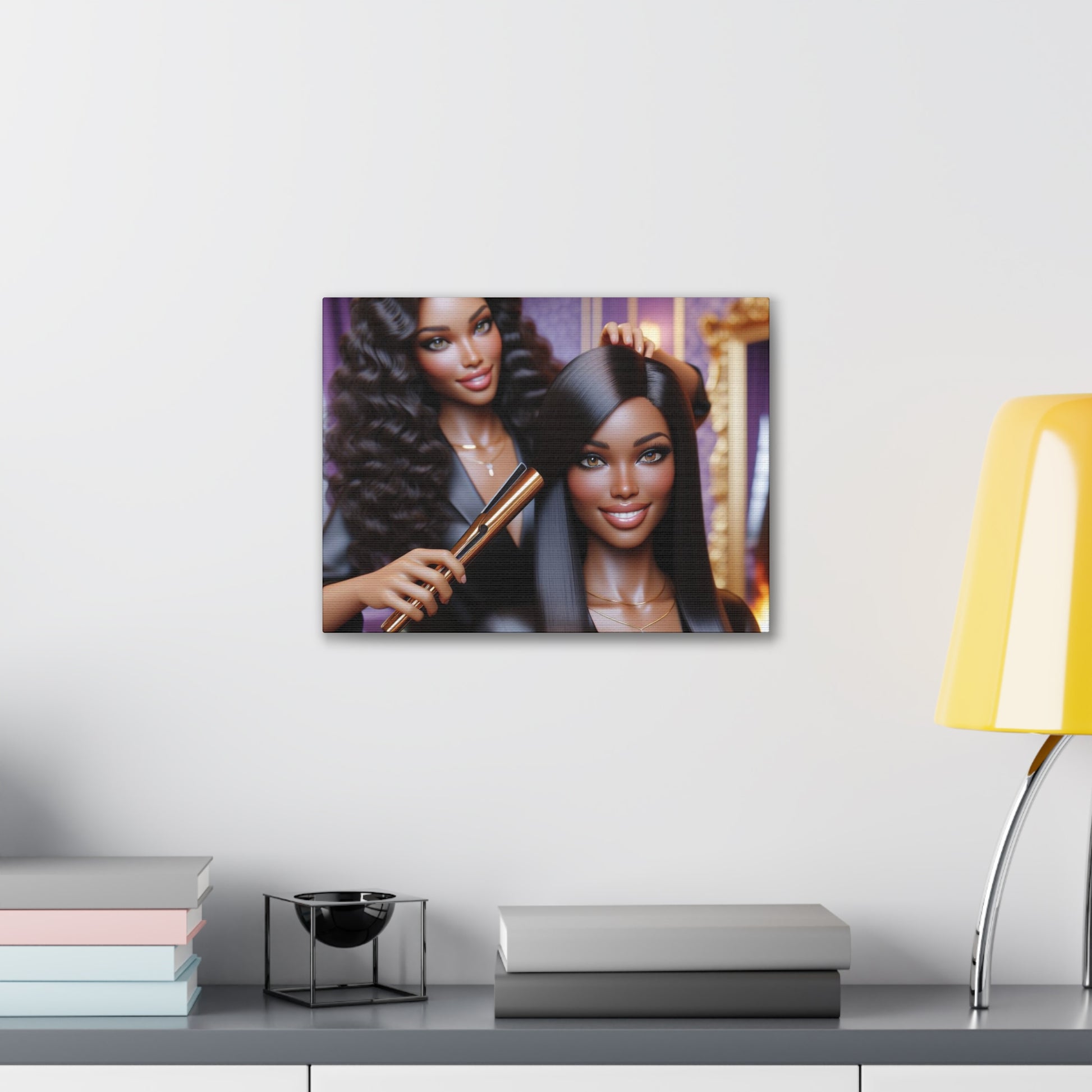 Hair Day Canvas Canvas Printify 16″ x 12″ (Horizontal) 0.75''