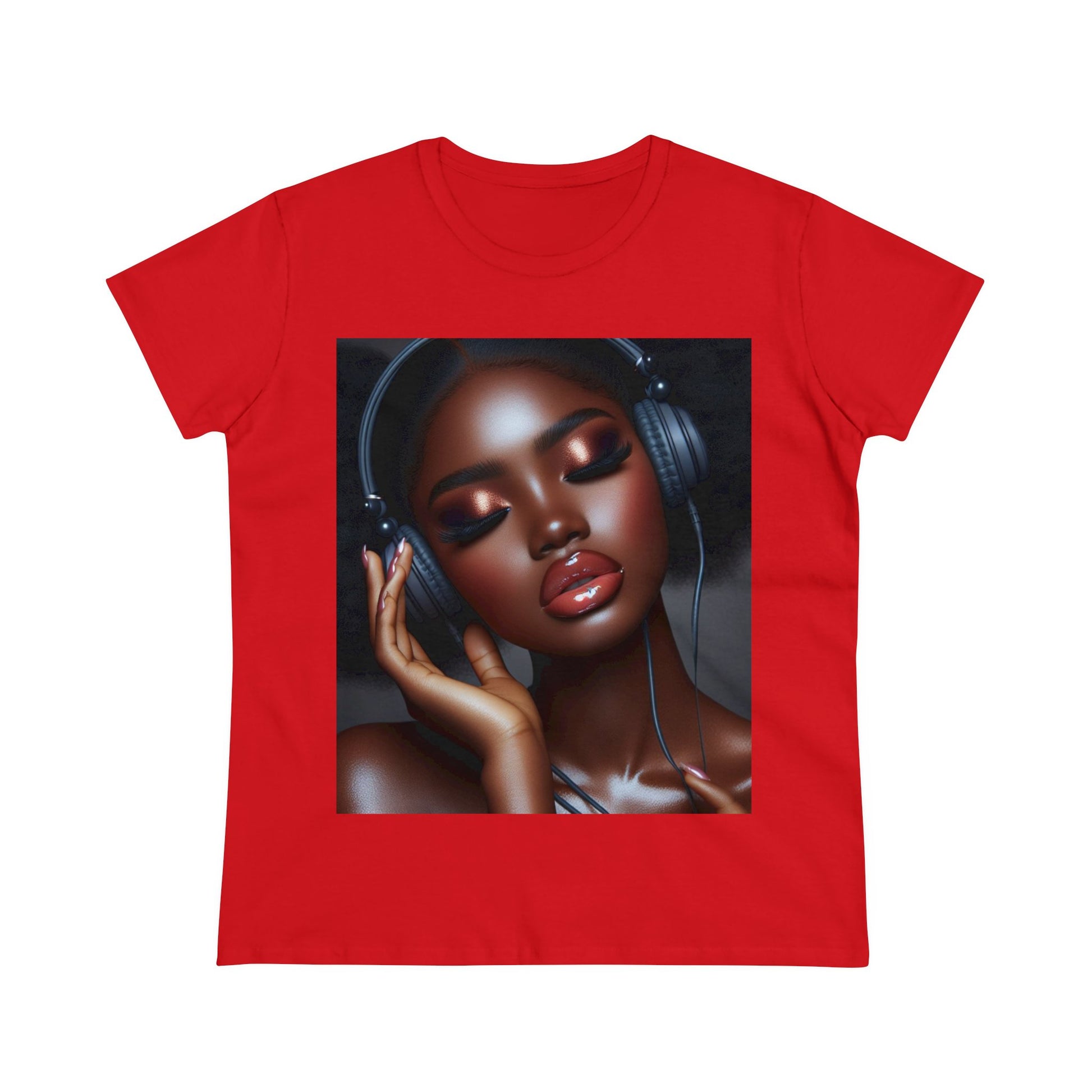 Music Vibes T-Shirt T-Shirt Printify Red S