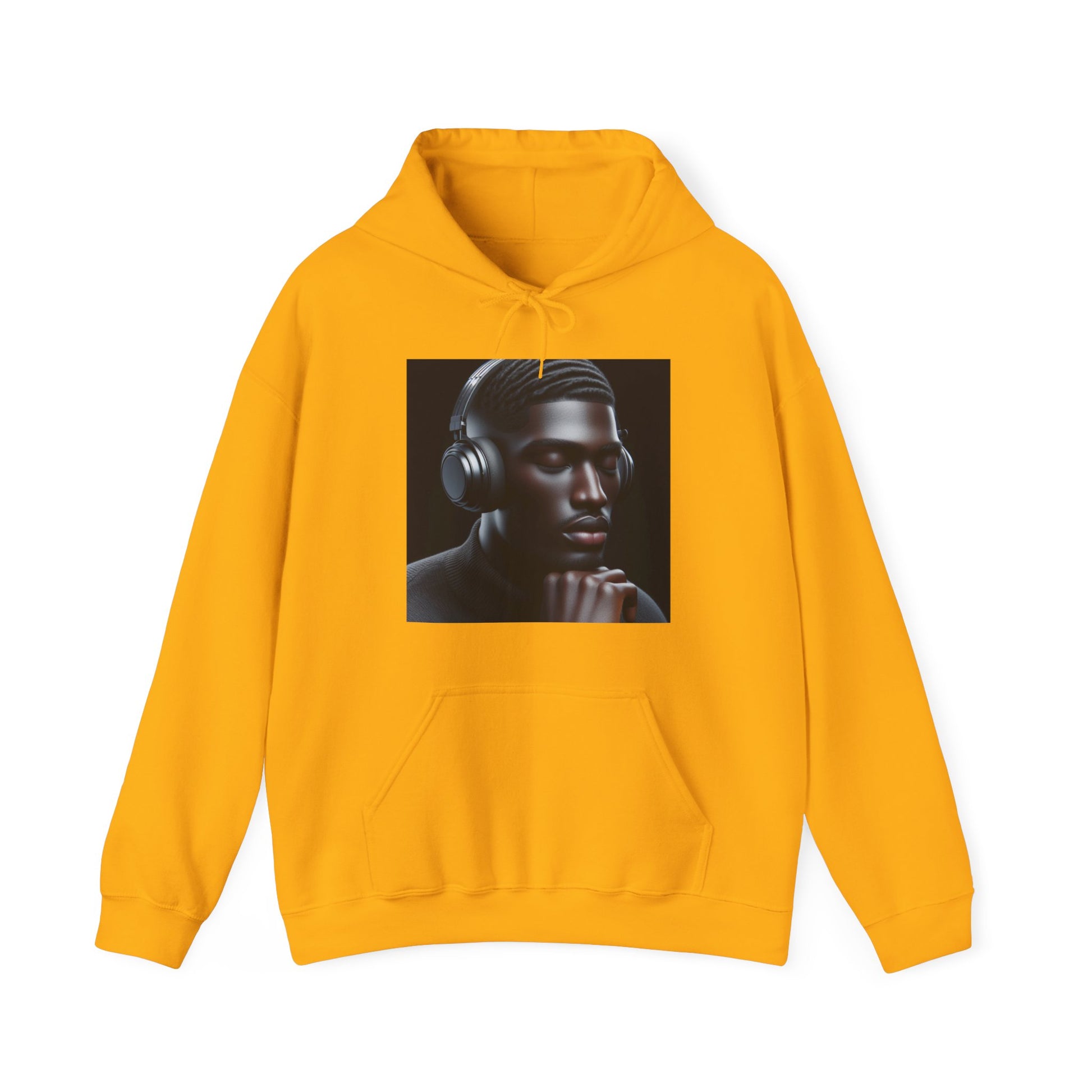 Music Vibes Hoodie Hoodie Printify Gold S