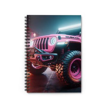 Pink Rubicon Spiral Notebook Paper products Printify One Size