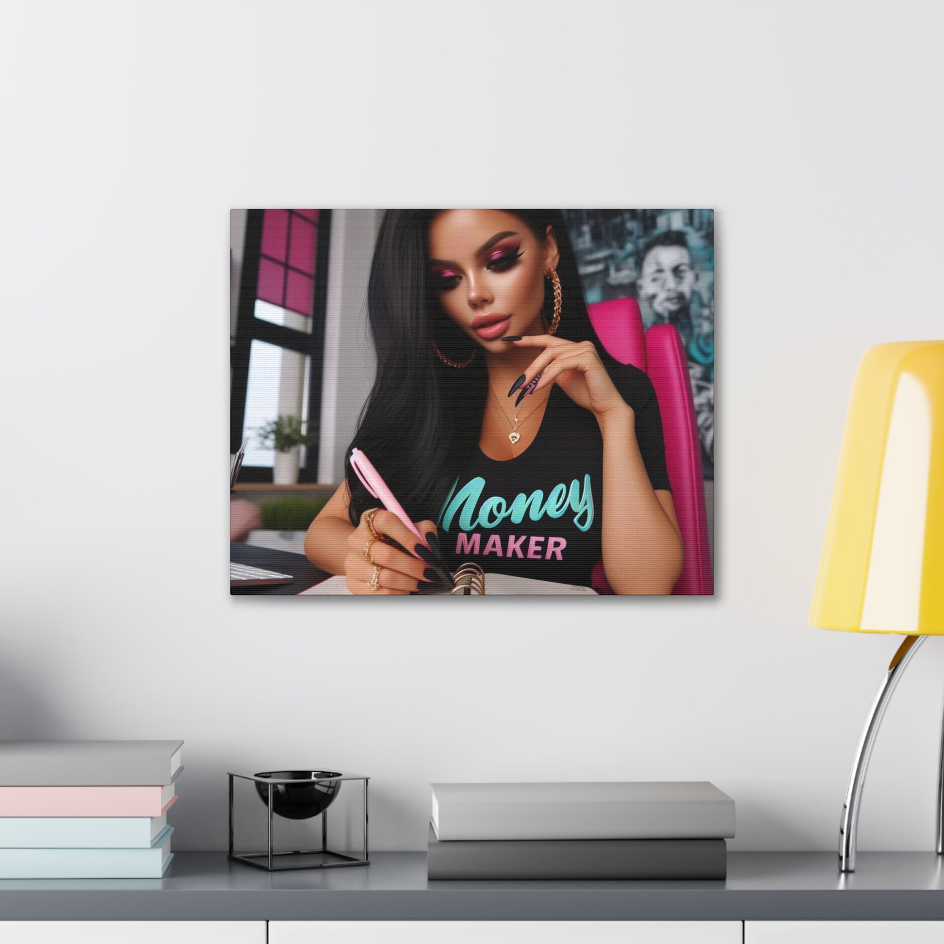 Money Maker Canvas Canvas Printify 20″ x 16″ (Horizontal) 0.75''