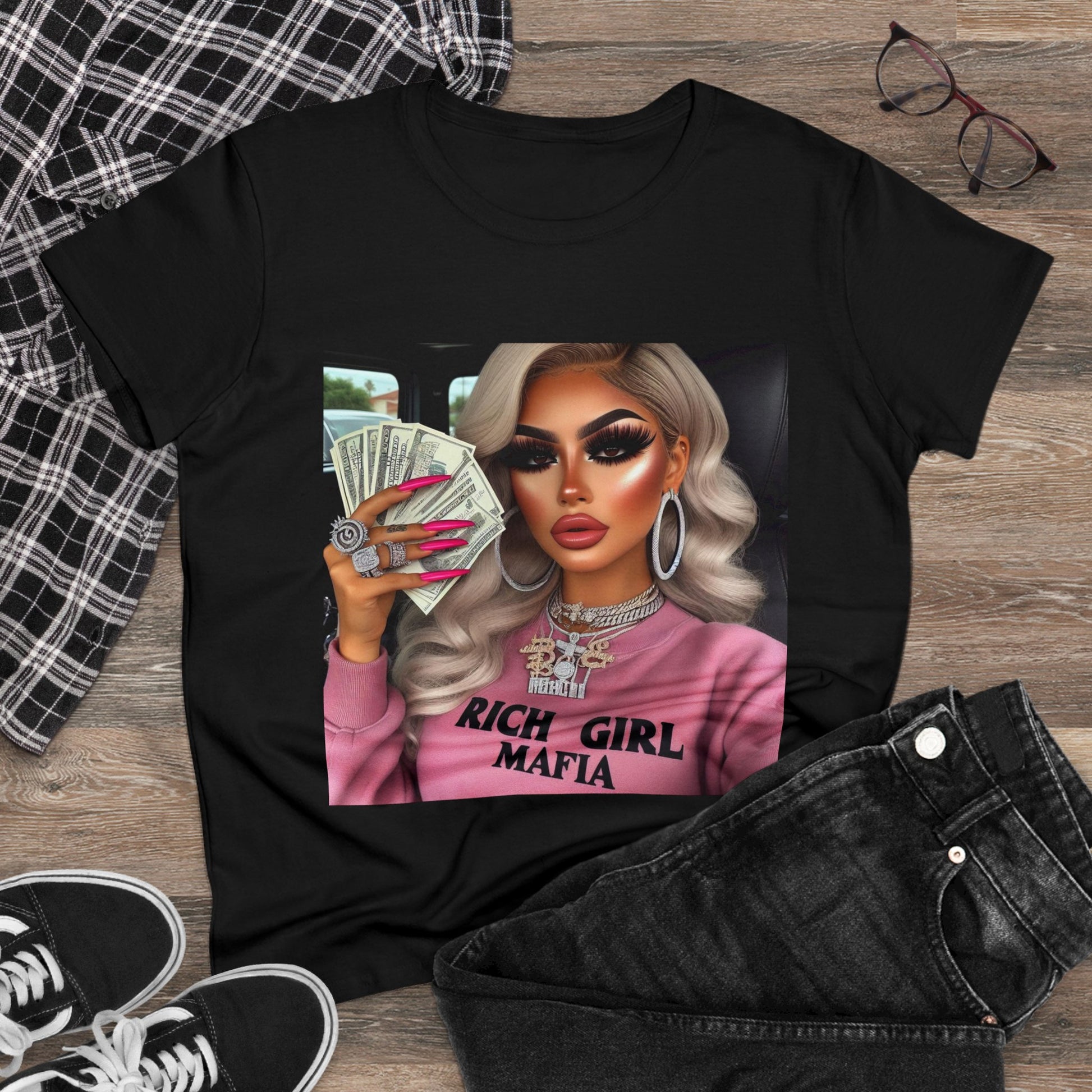 Rich Girl Mafia T-Shirt T-Shirt Printify