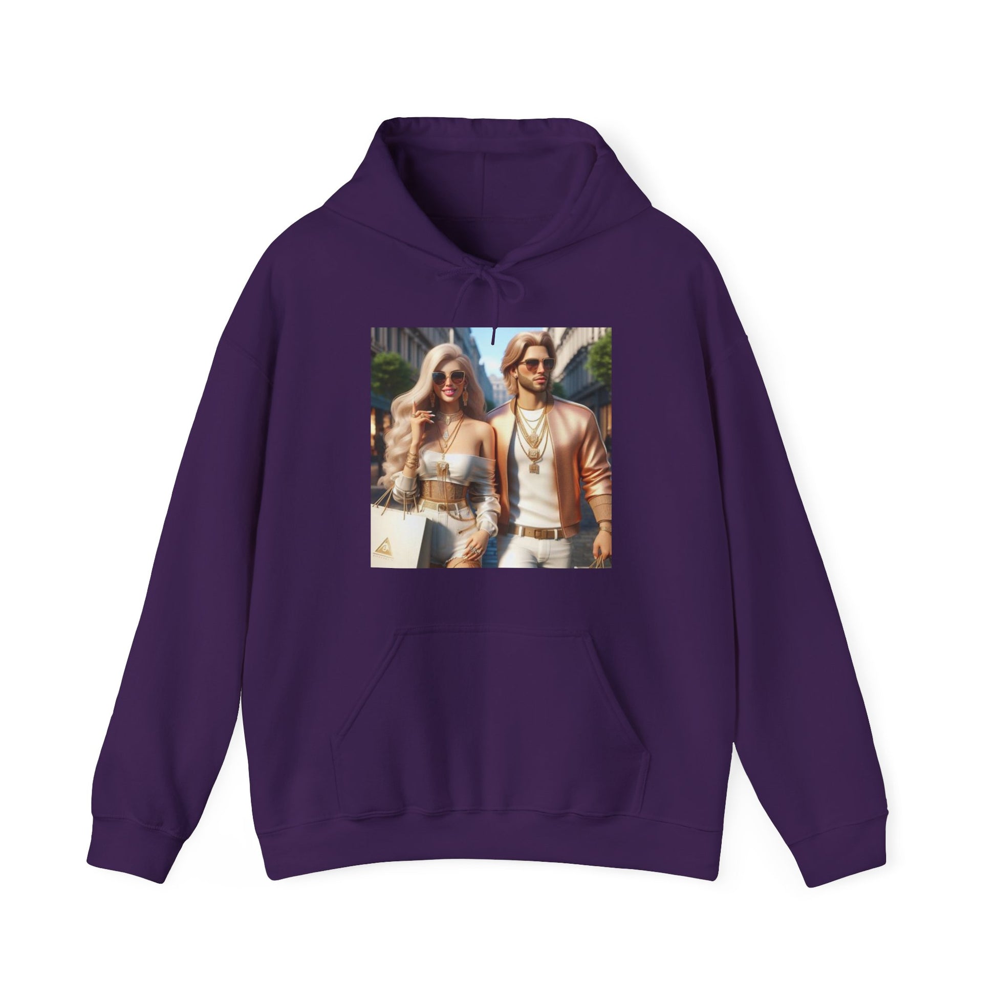 Thank You to My Man Hoodie Hoodie Printify Purple S