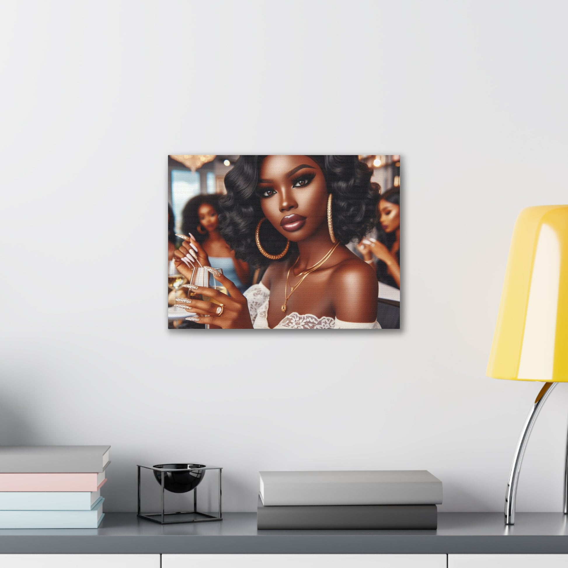 Wine Down Canvas Canvas Printify 16″ x 12″ (Horizontal) 0.75''