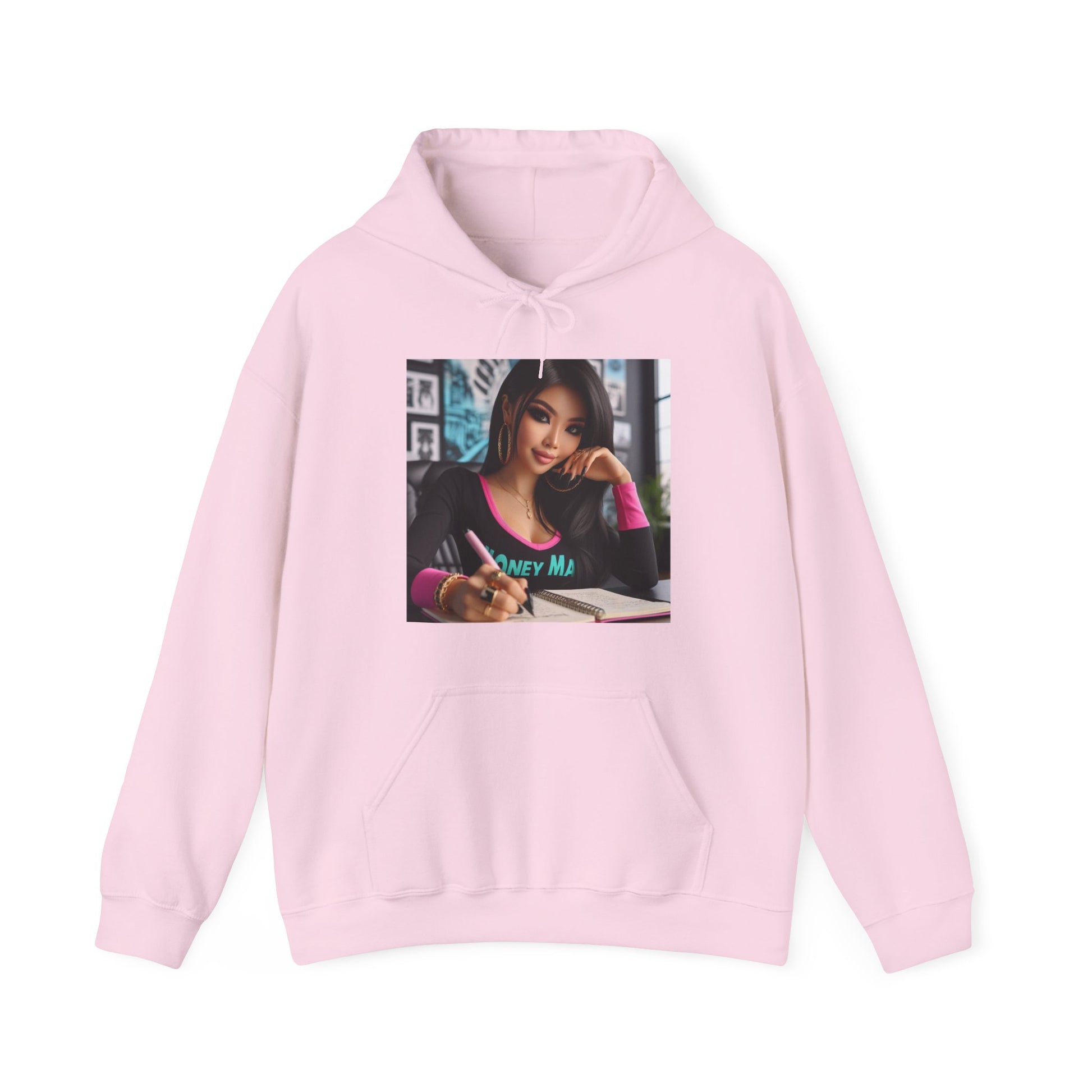 Money Maker Hoodie Hoodie Printify Light Pink S