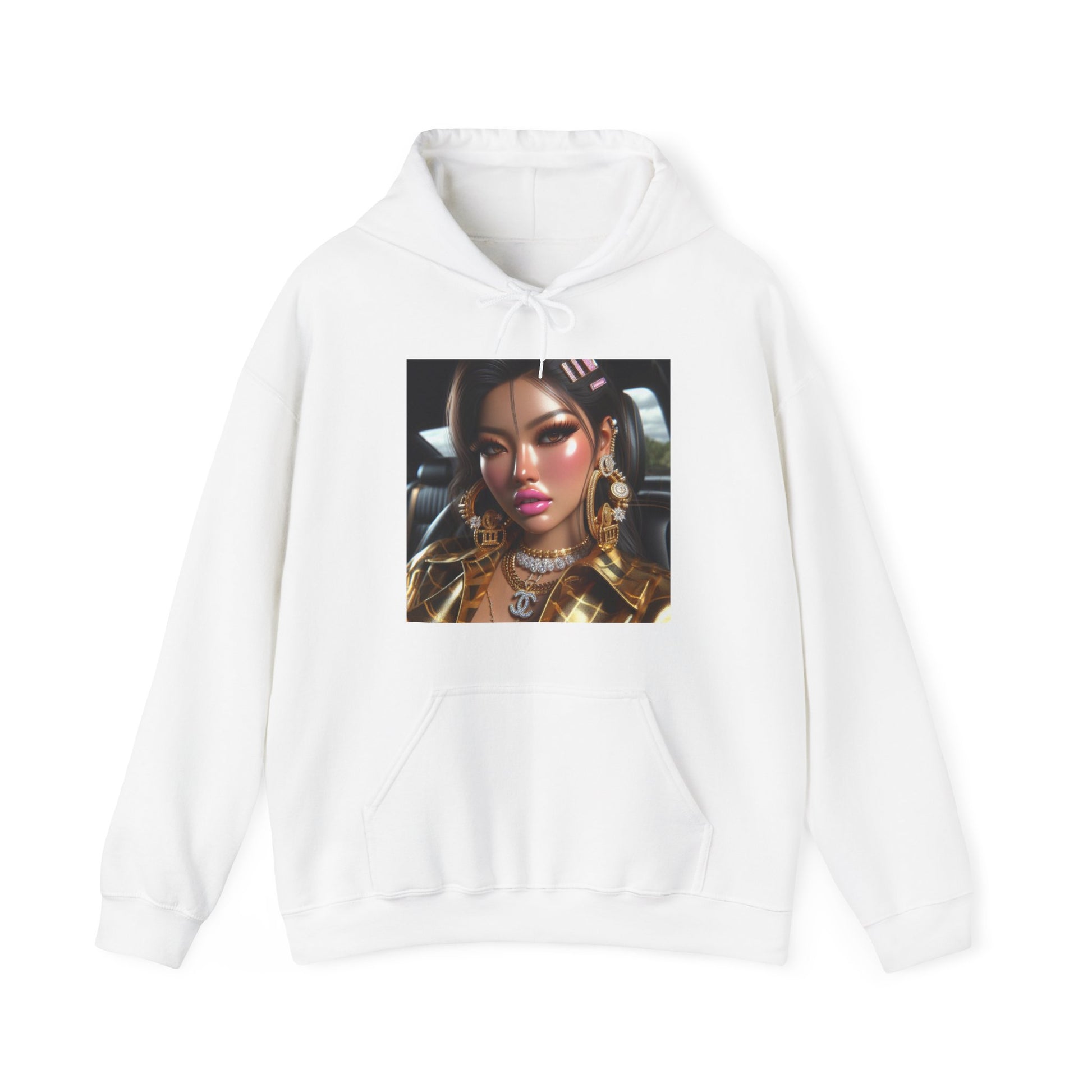 Car Beauty Hoodie Hoodie Printify White S
