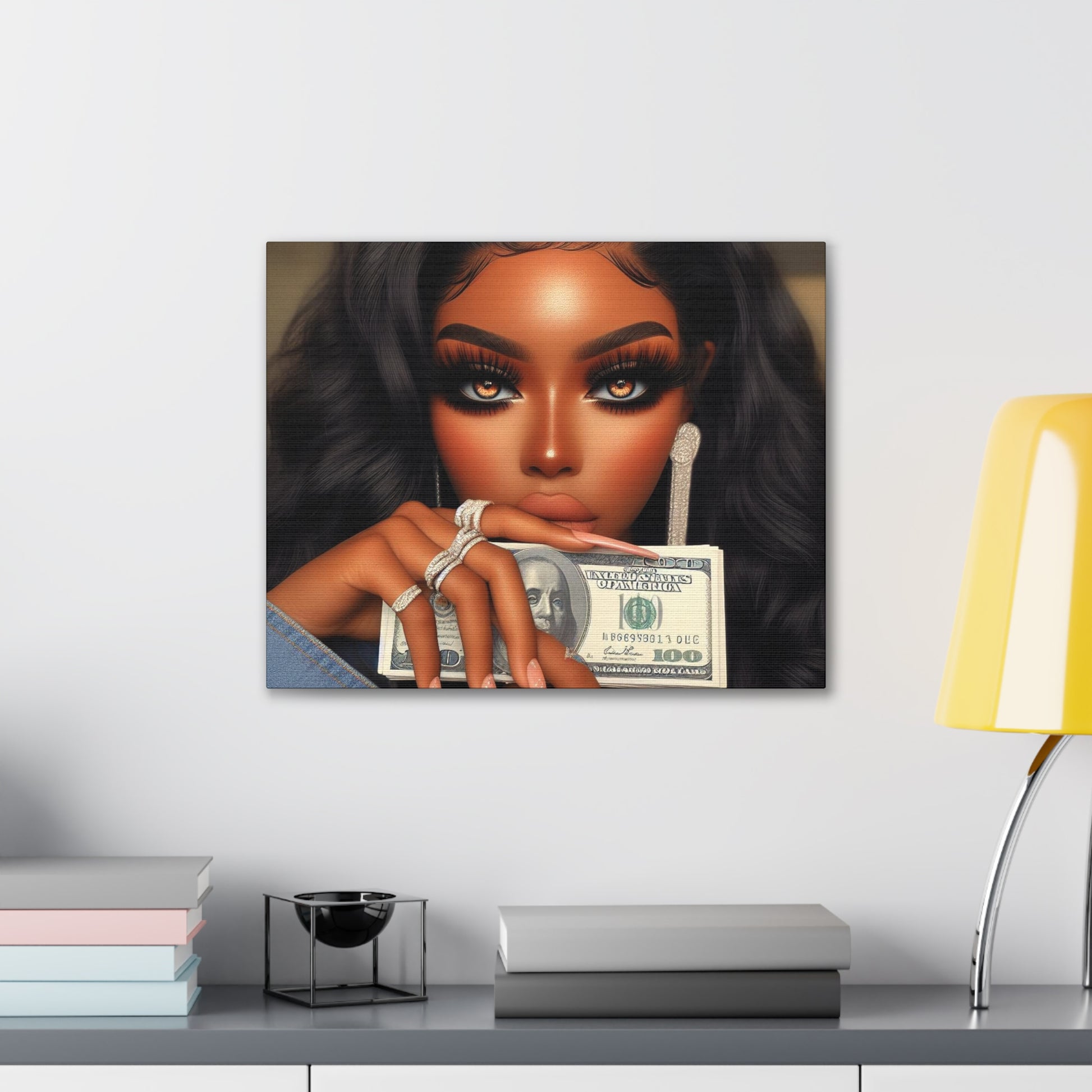 Money Talks Canvas Canvas Printify 20″ x 16″ (Horizontal) 0.75''