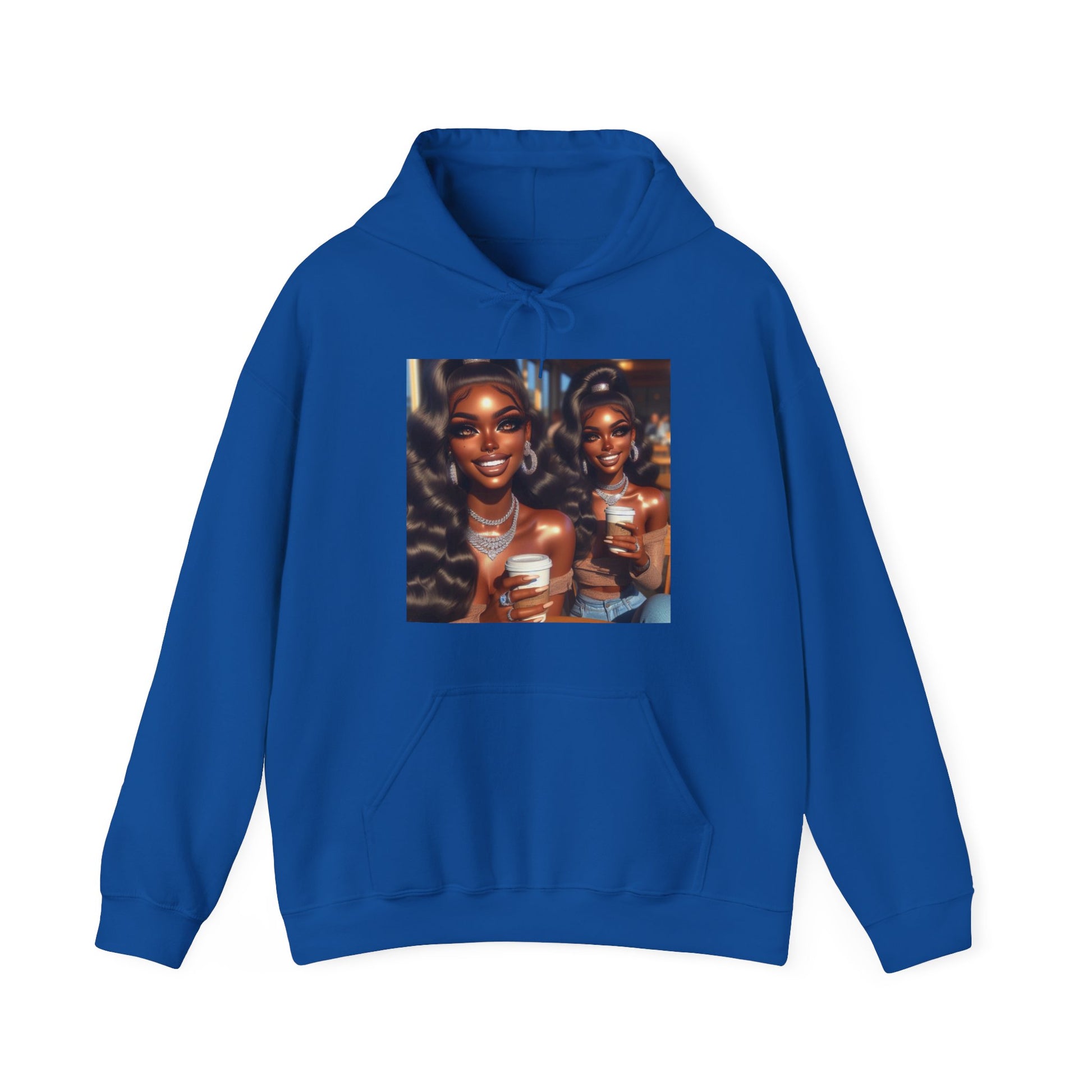Twinning Hoodie Hoodie Printify Royal S