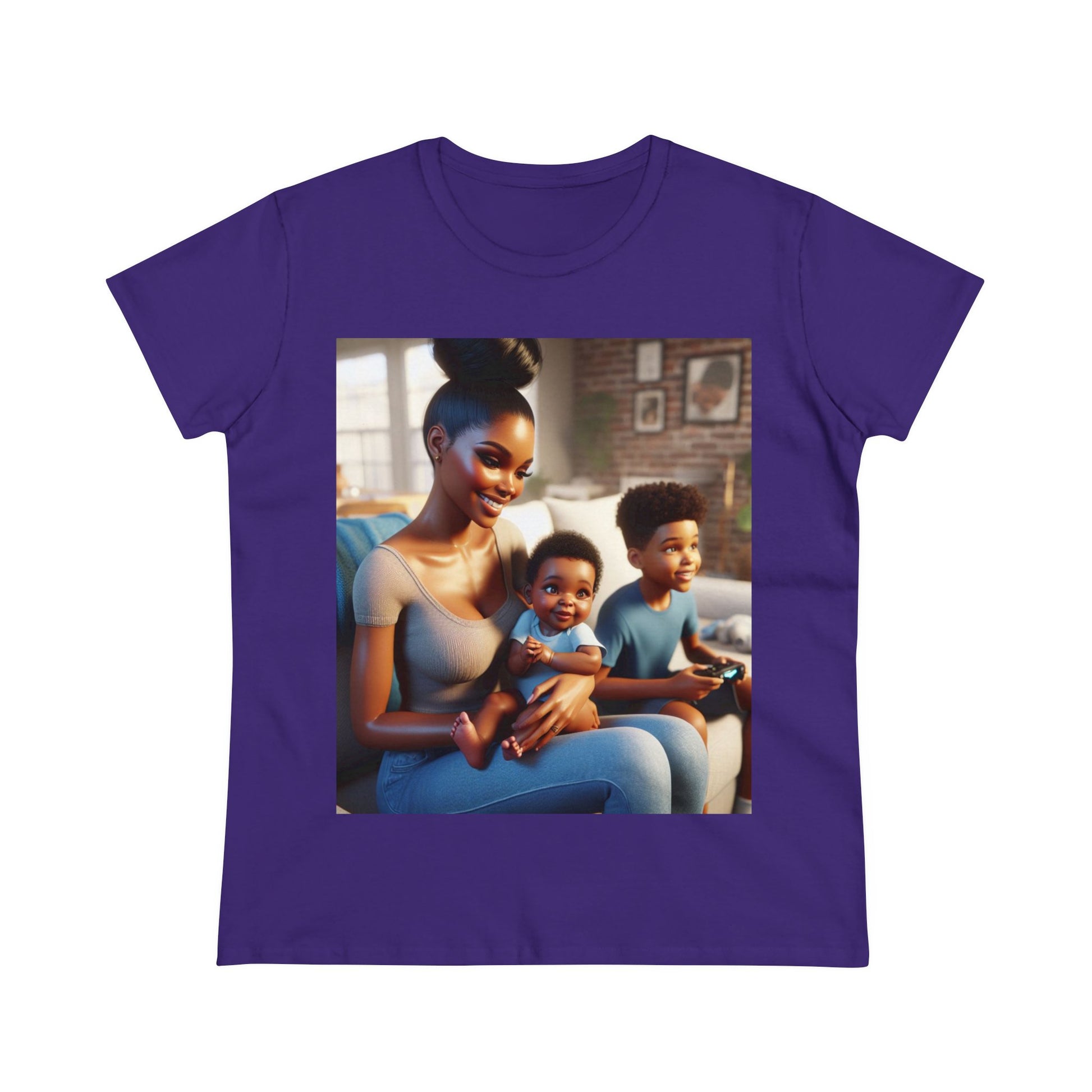 Family Time T-Shirt T-Shirt Printify Purple S
