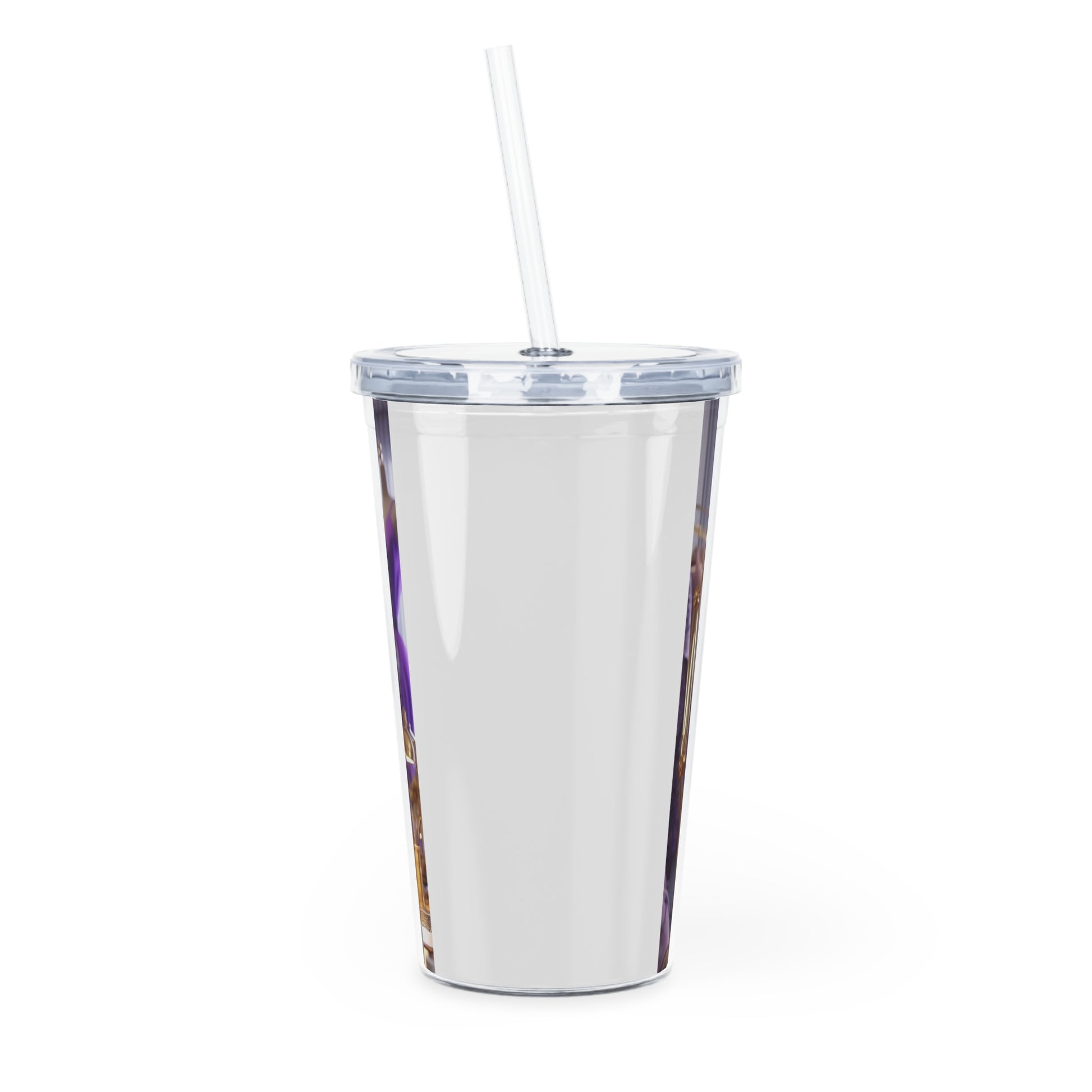 Fashion and Beauty Tumbler with Straw Mug Printify