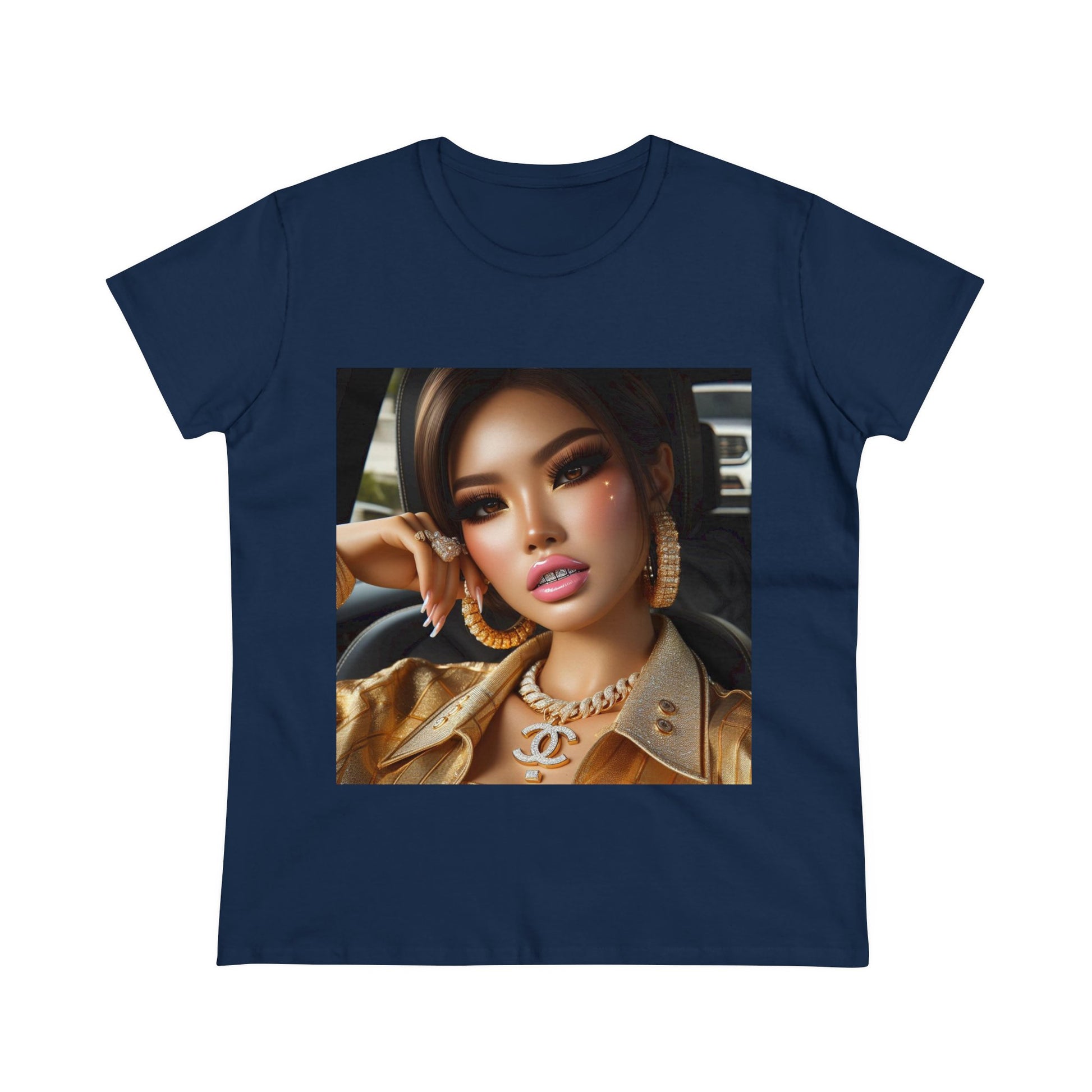 Car Beauty T-Shirt T-Shirt Printify Navy S