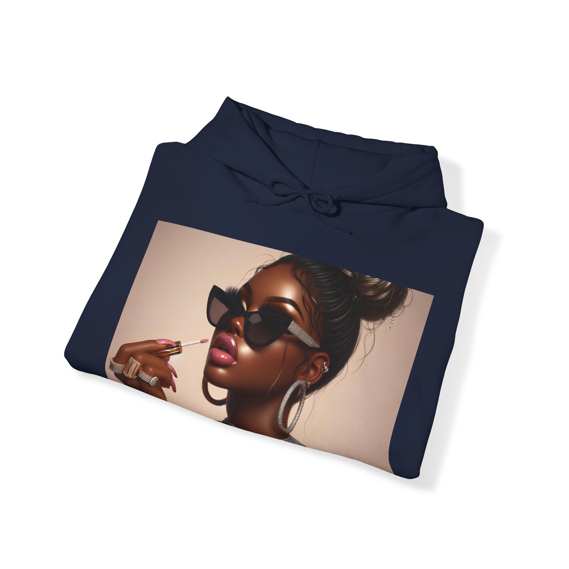 My Lip Gloss is Poppin Hoodie Hoodie Printify