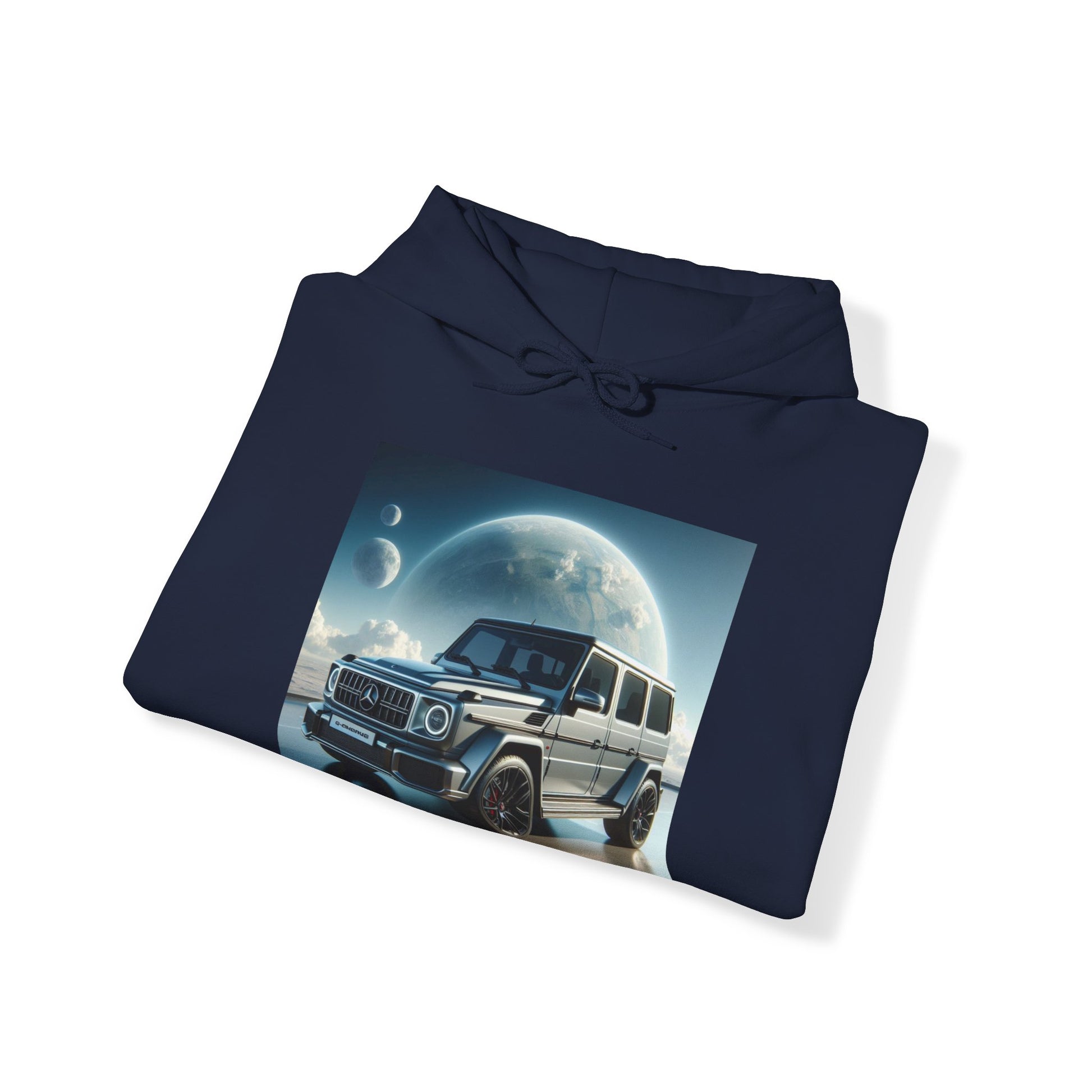 Silver G-Wagon Hoodie Hoodie Printify