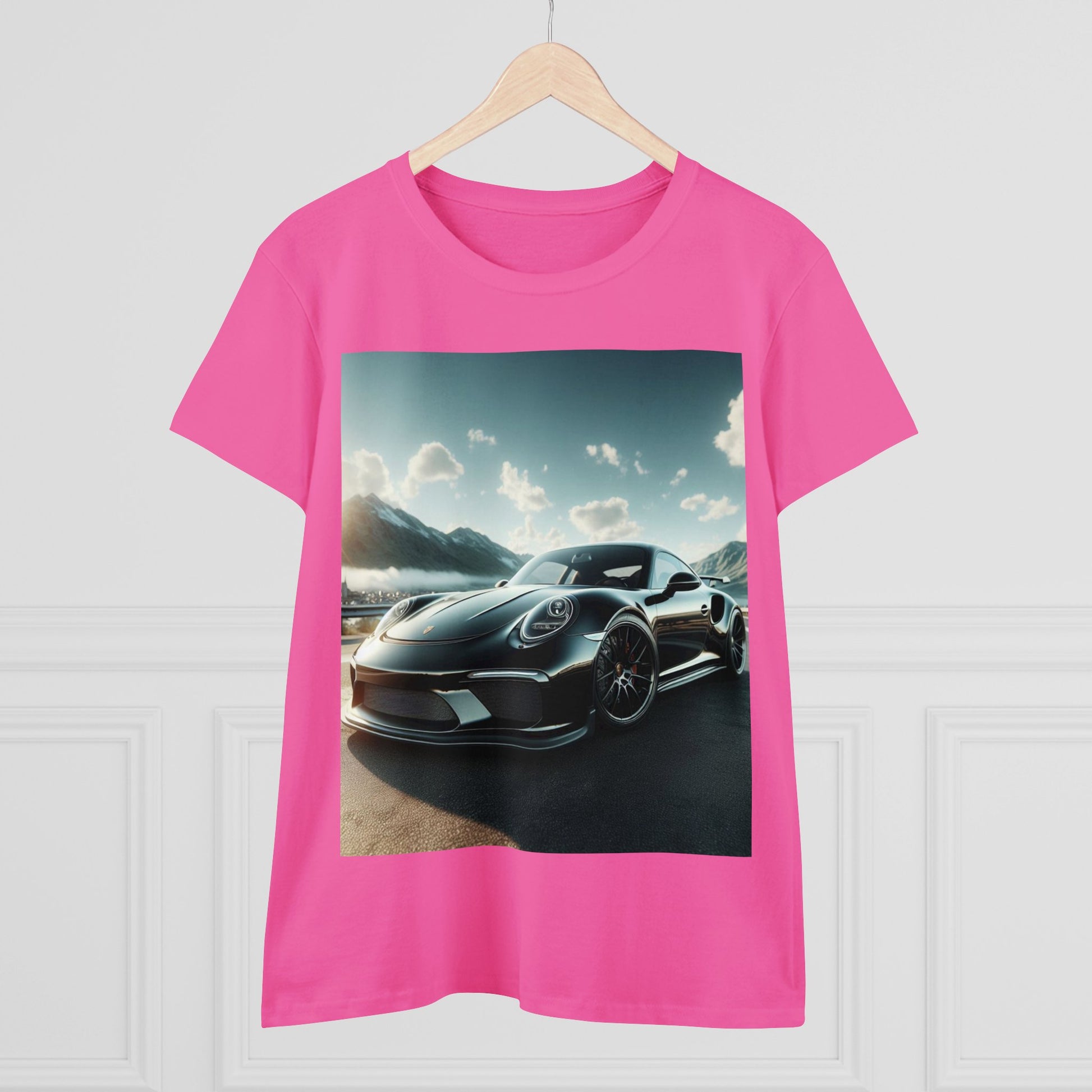 Black Porsche T-Shirt T-Shirt Printify