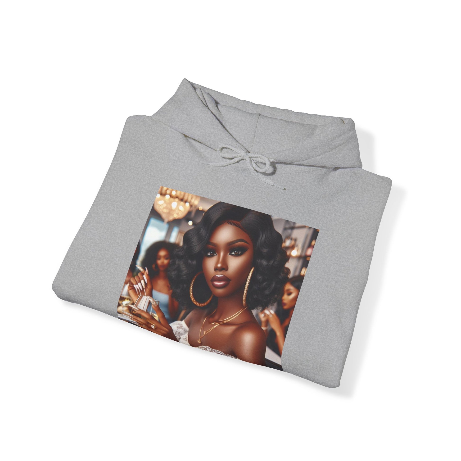 Wine Down Hoodie Hoodie Printify