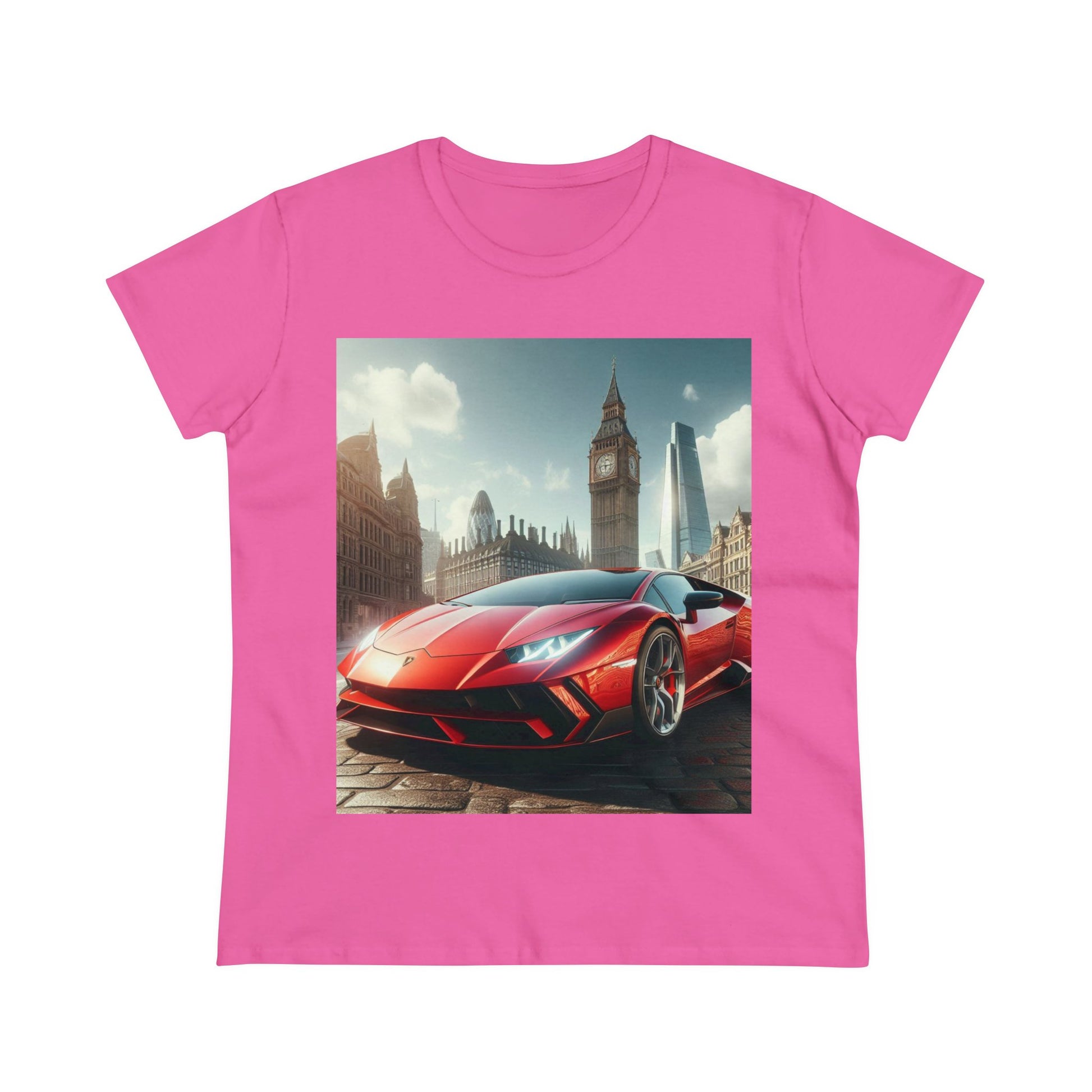 Red Lamborghini T-Shirt T-Shirt Printify Azalea S