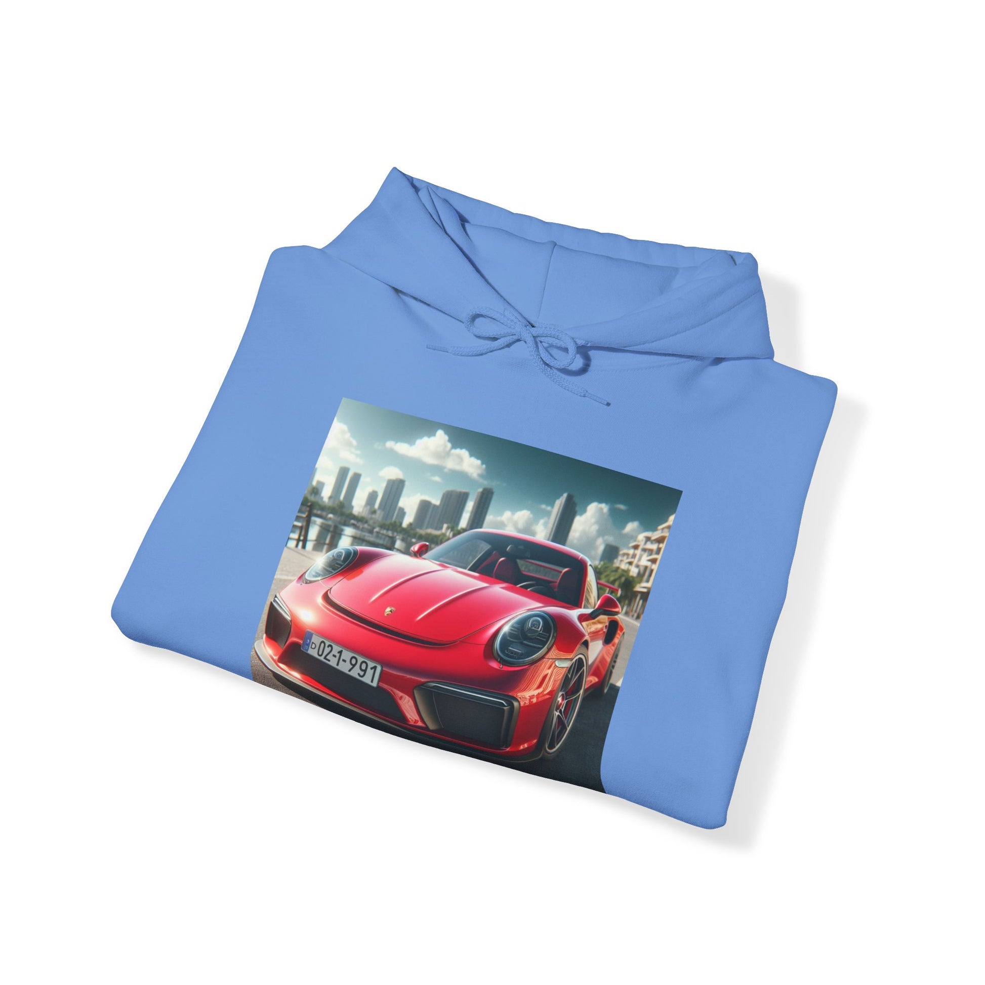 Red Porsche Hoodie Hoodie Printify