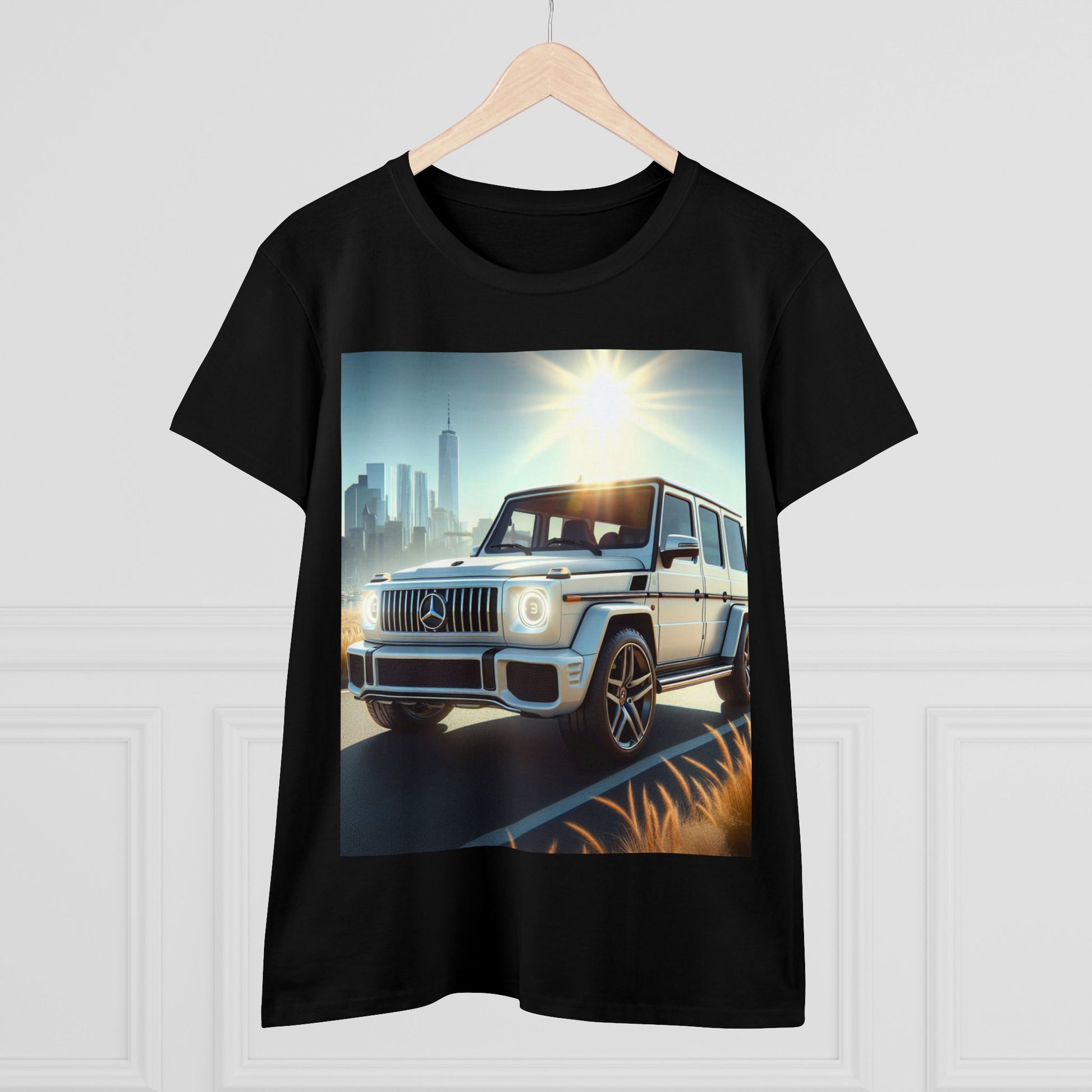 White G-Wagon T-Shirt T-Shirt Printify
