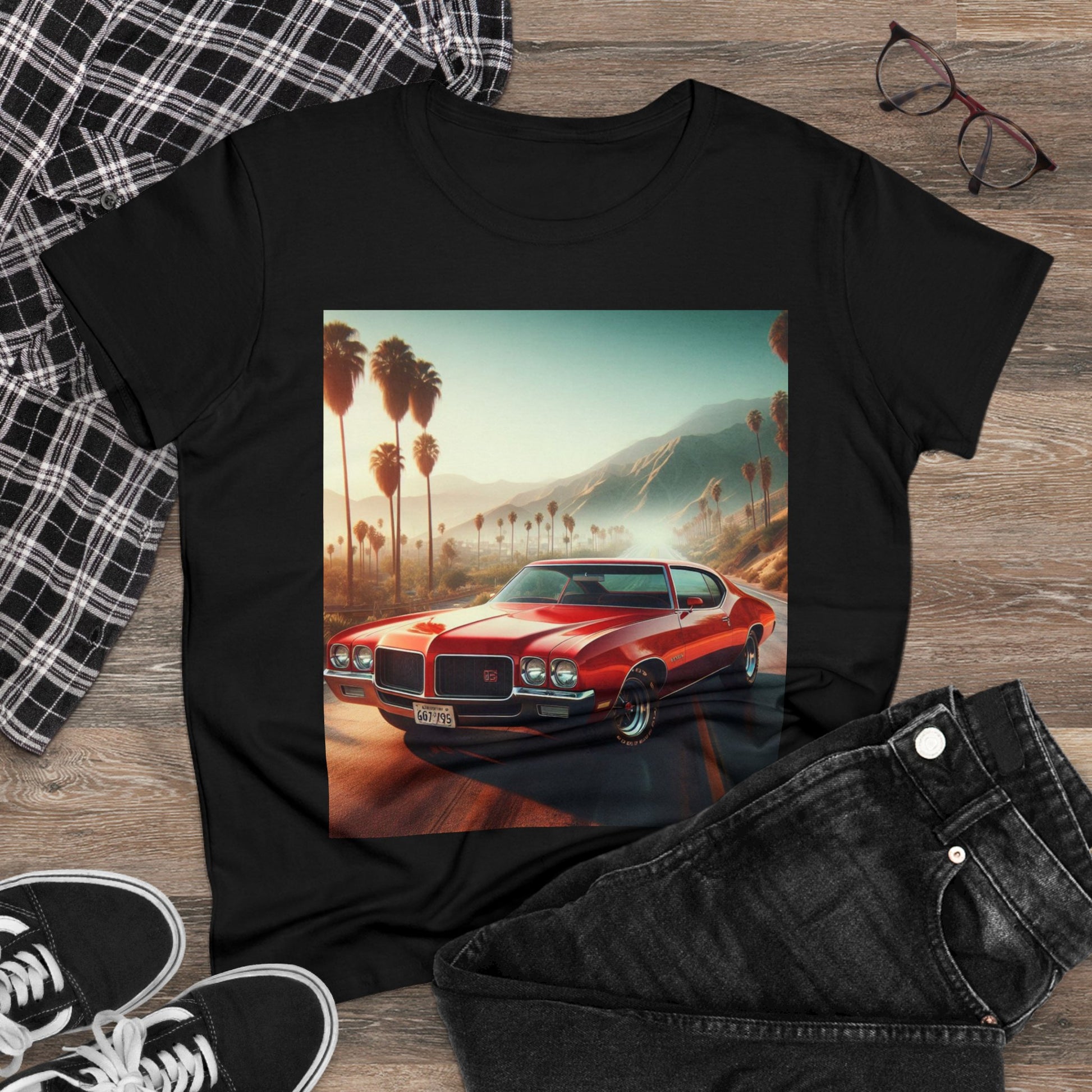 1972 Red Buick Gran Sport T-Shirt T-Shirt Printify