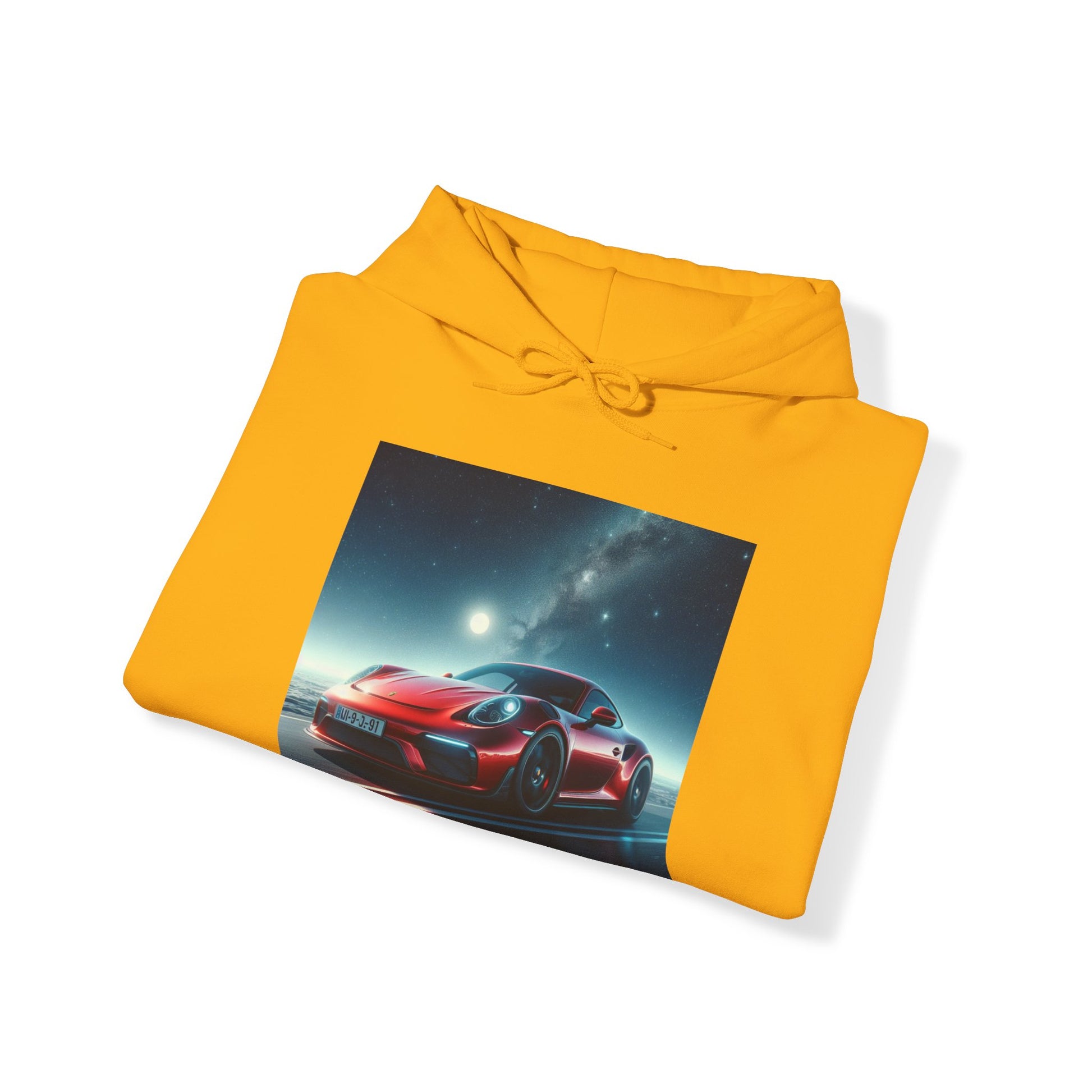Red Porsche Hoodie Hoodie Printify