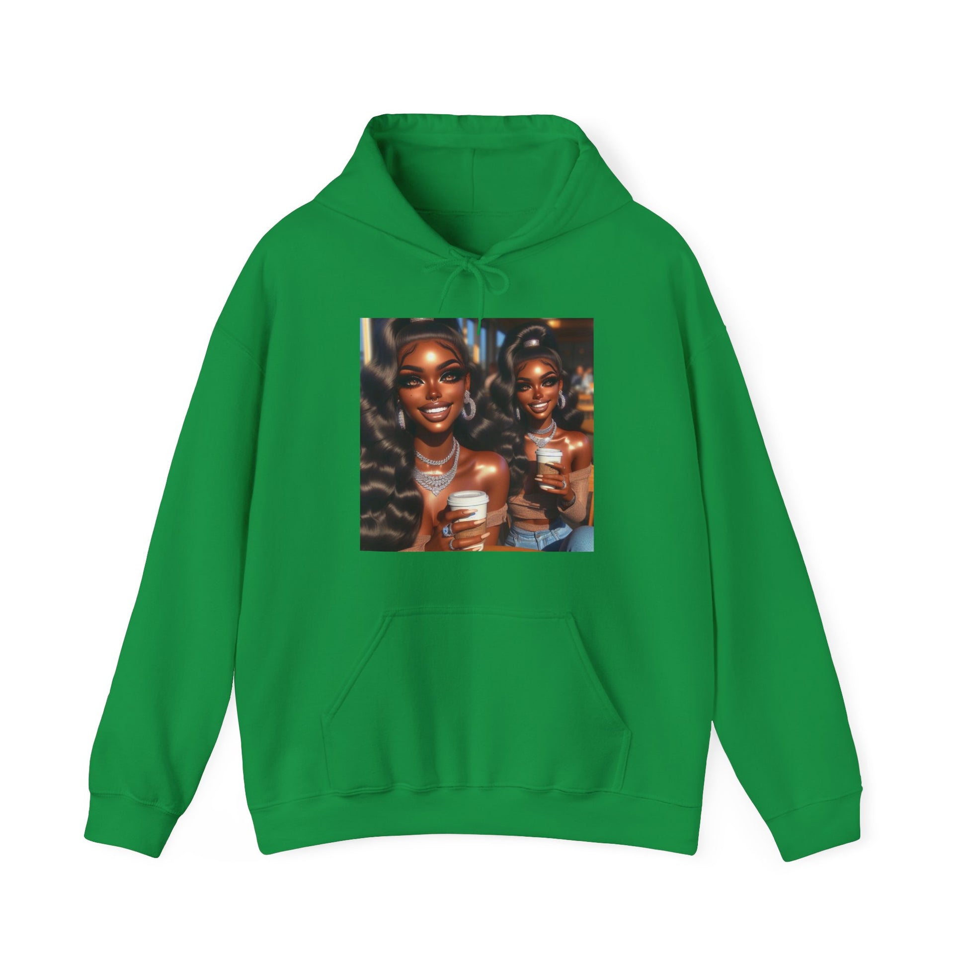 Twinning Hoodie Hoodie Printify Irish Green S