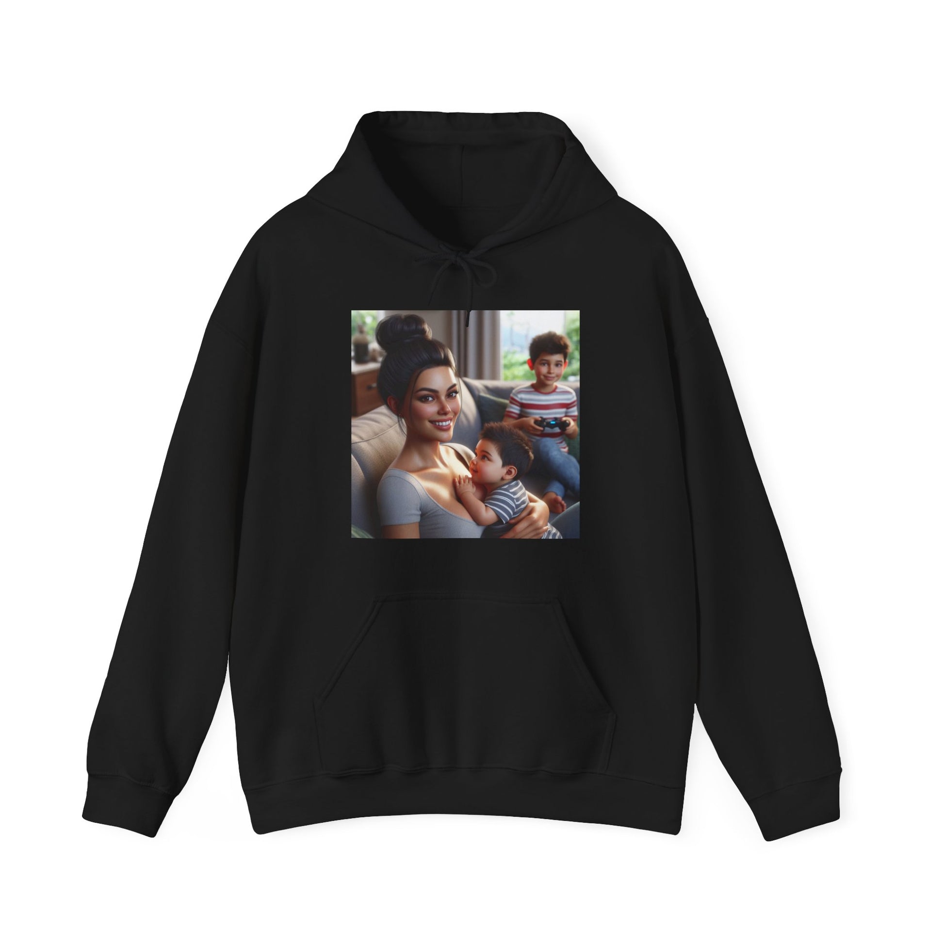 Family Time Hoodie Hoodie Printify Black S