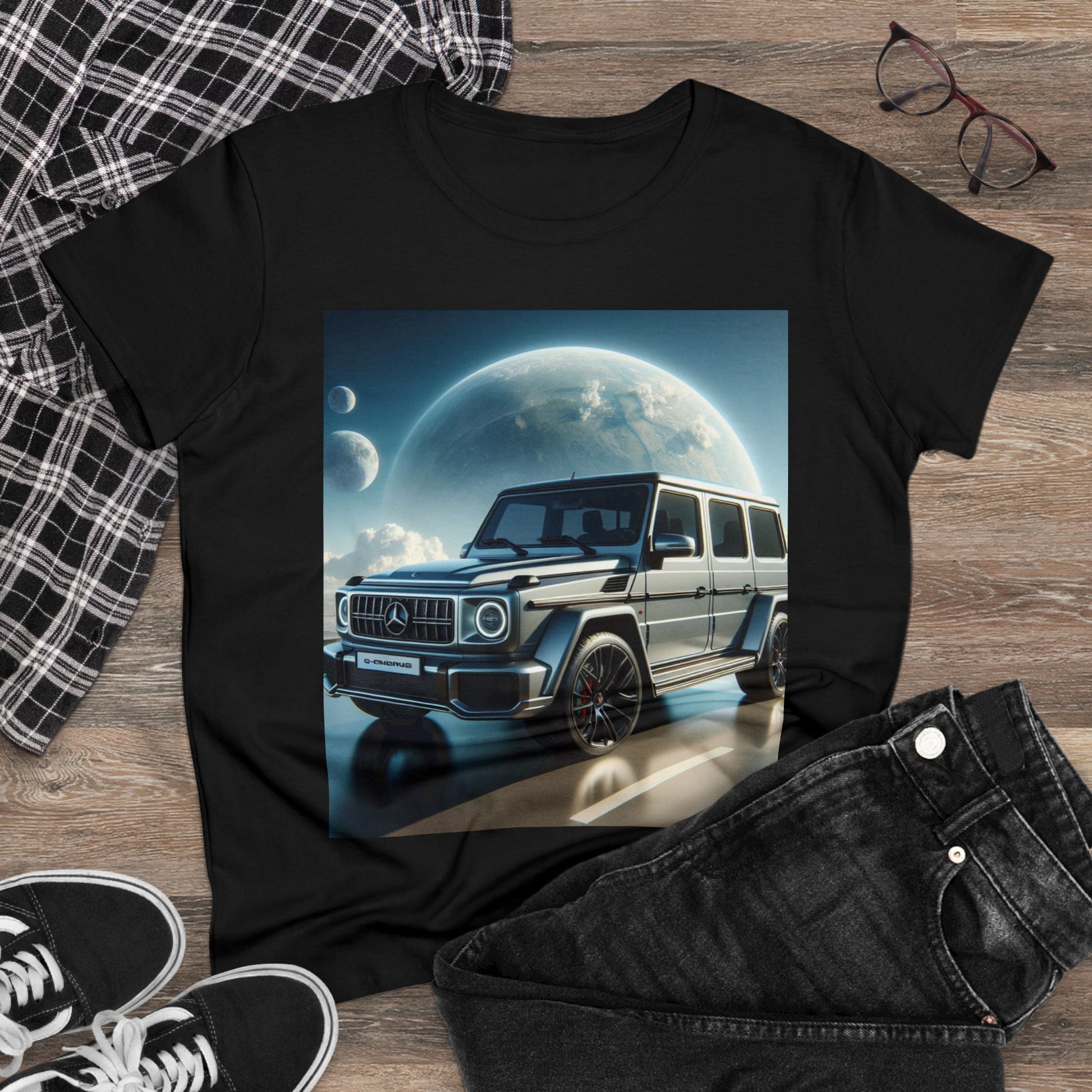 Silver G-Wagon T-Shirt T-Shirt Printify