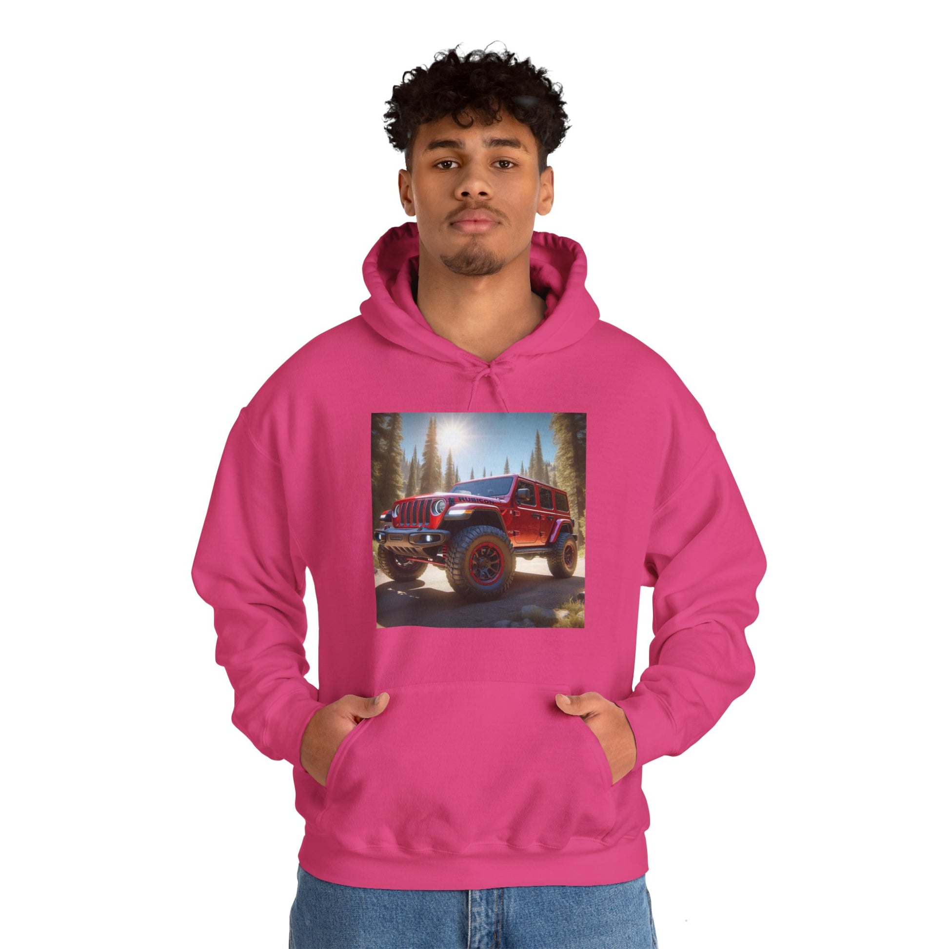 Red Rubicon Hoodie Hoodie Printify