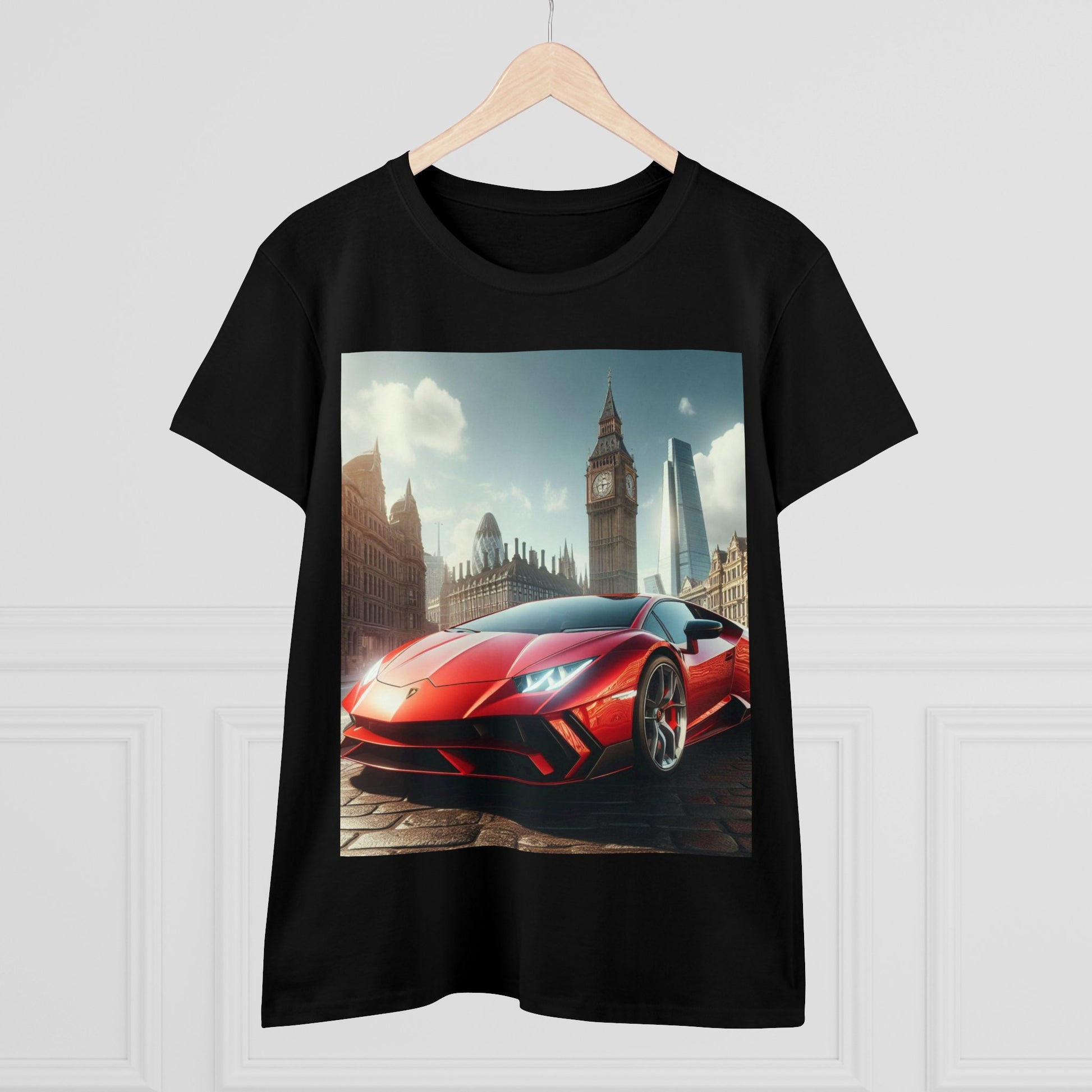 Red Lamborghini T-Shirt T-Shirt Printify