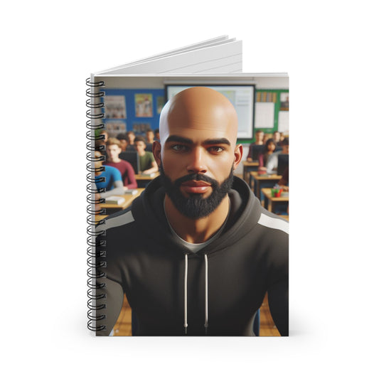 Class in Session Spiral Notebook Paper products Printify