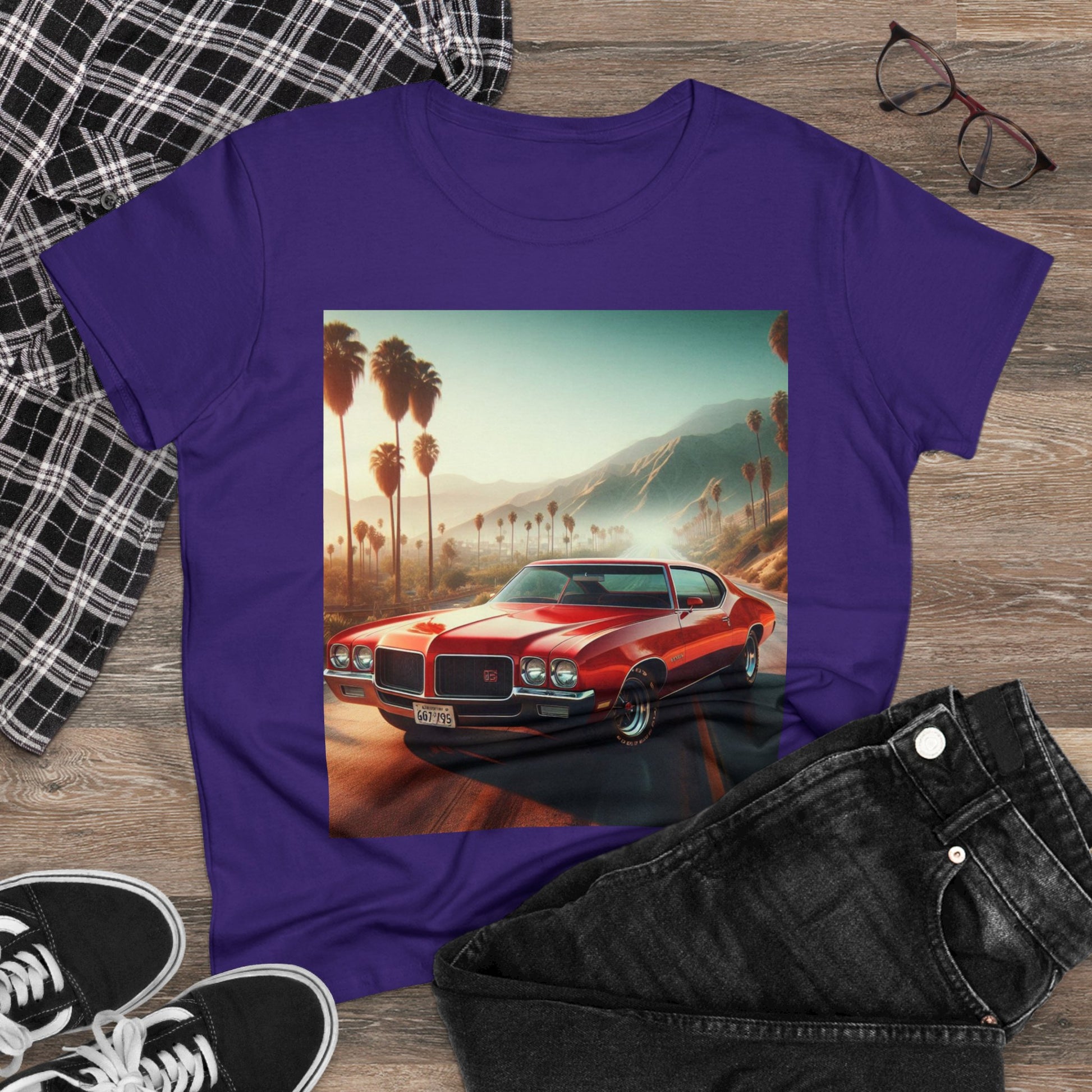 1972 Red Buick Gran Sport T-Shirt T-Shirt Printify