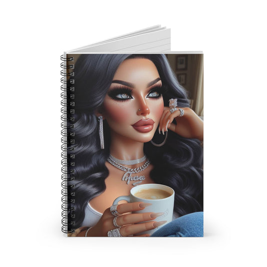 Coffee Break Spiral Notebook Paper products Printify