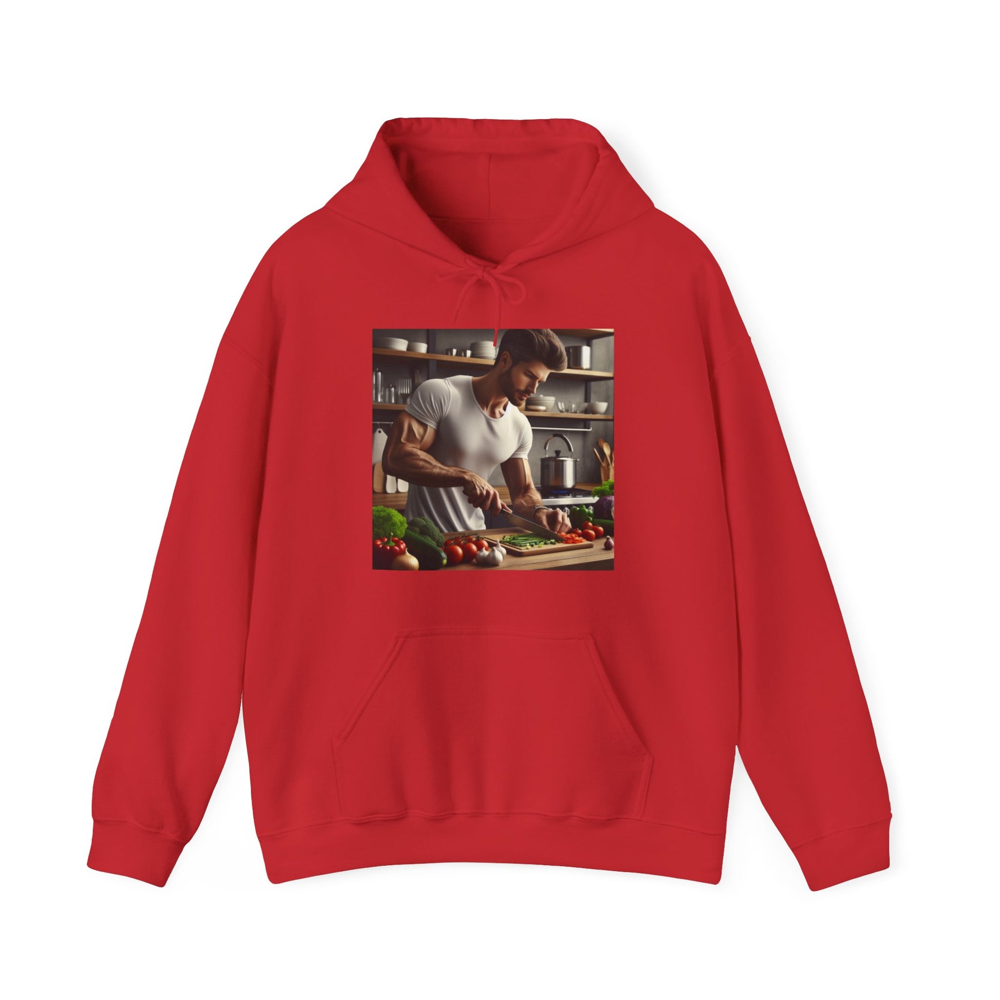 Dinner Time Hoodie Hoodie Printify Red S