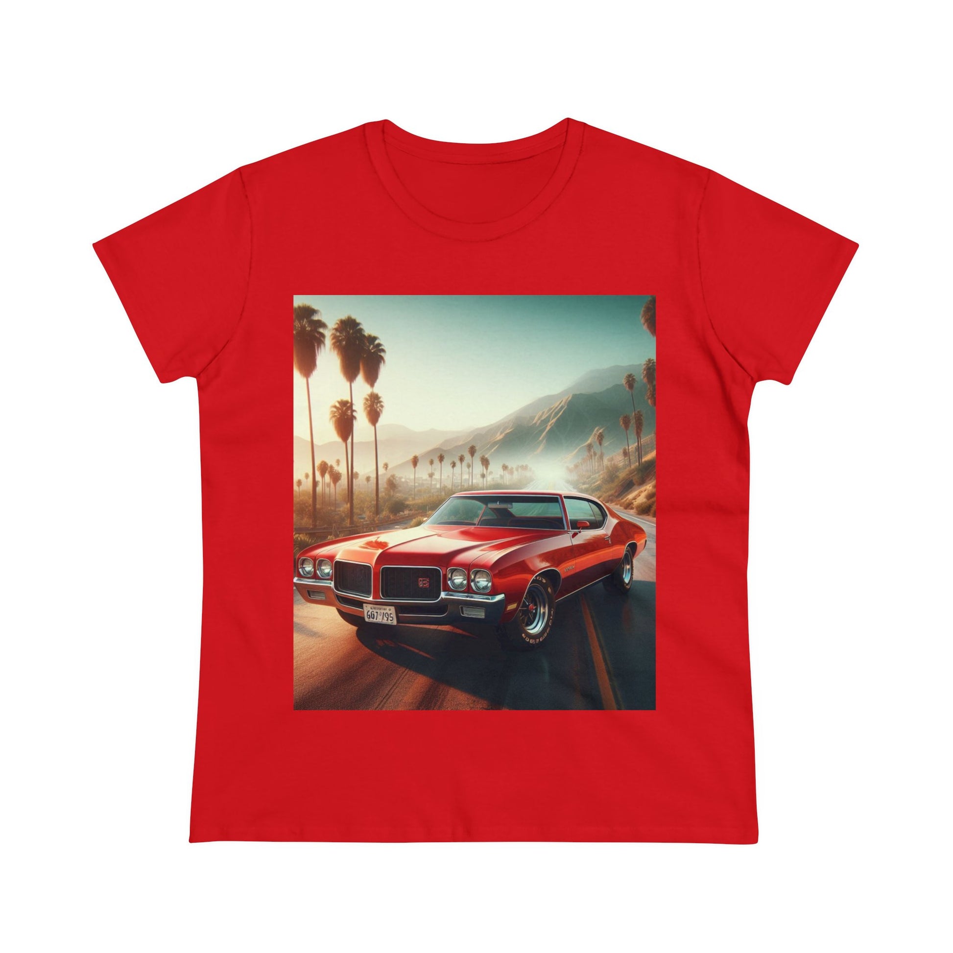 1972 Red Buick Gran Sport T-Shirt T-Shirt Printify Red S