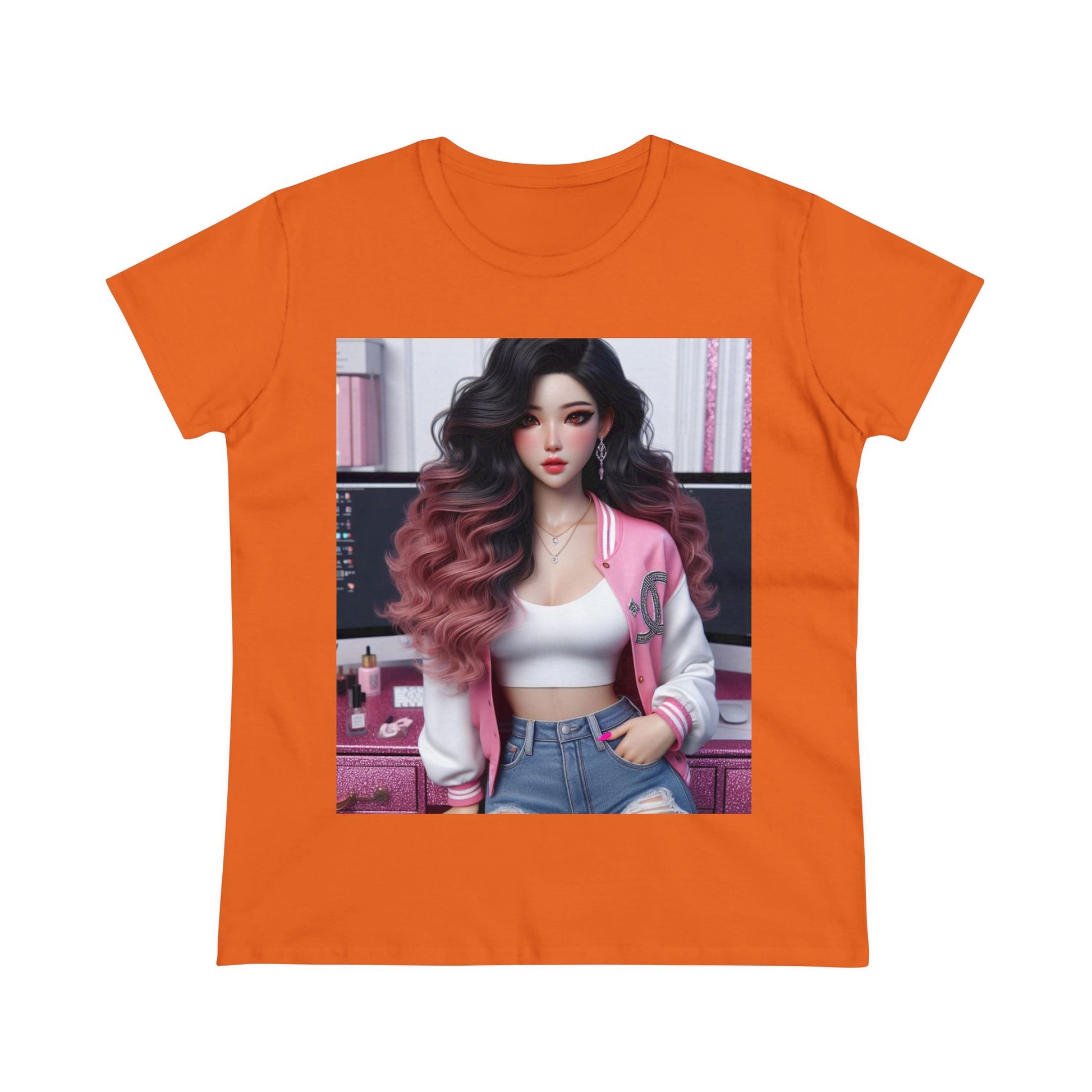 Pink Everything T-Shirt T-Shirt Printify Orange S