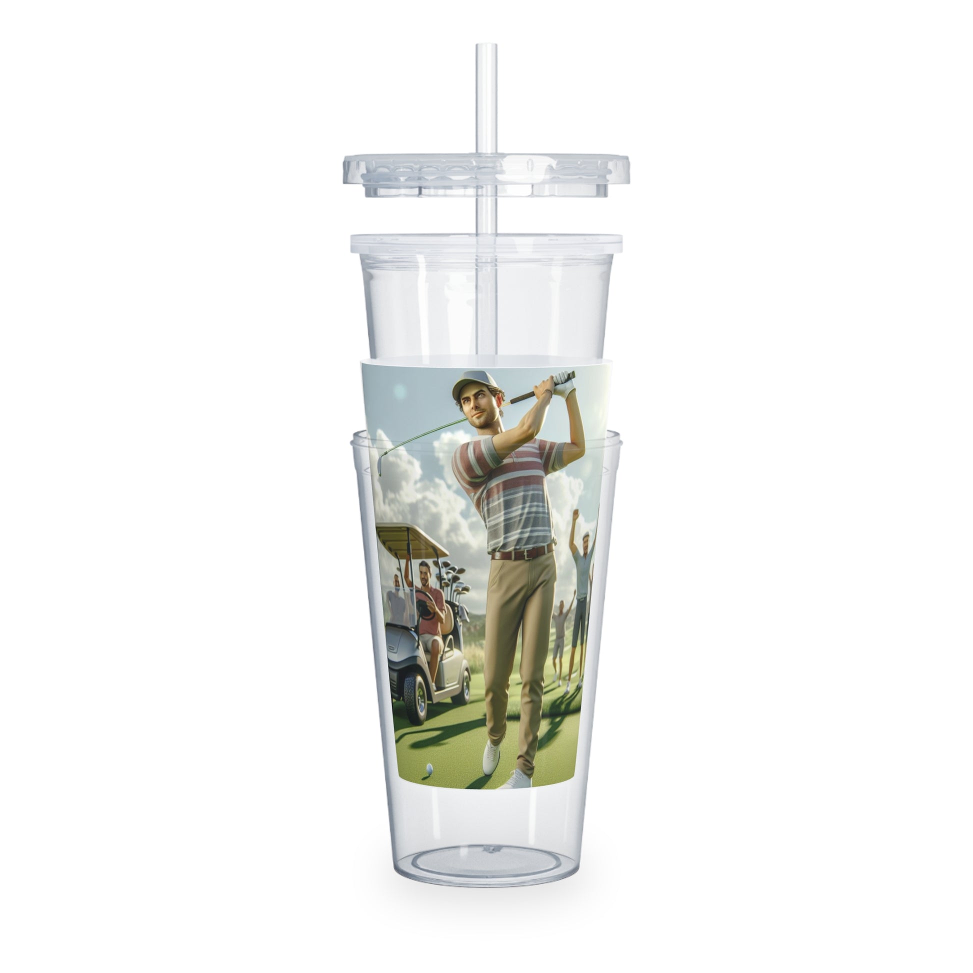 Golf Tournament Tumbler with Straw Mug Printify