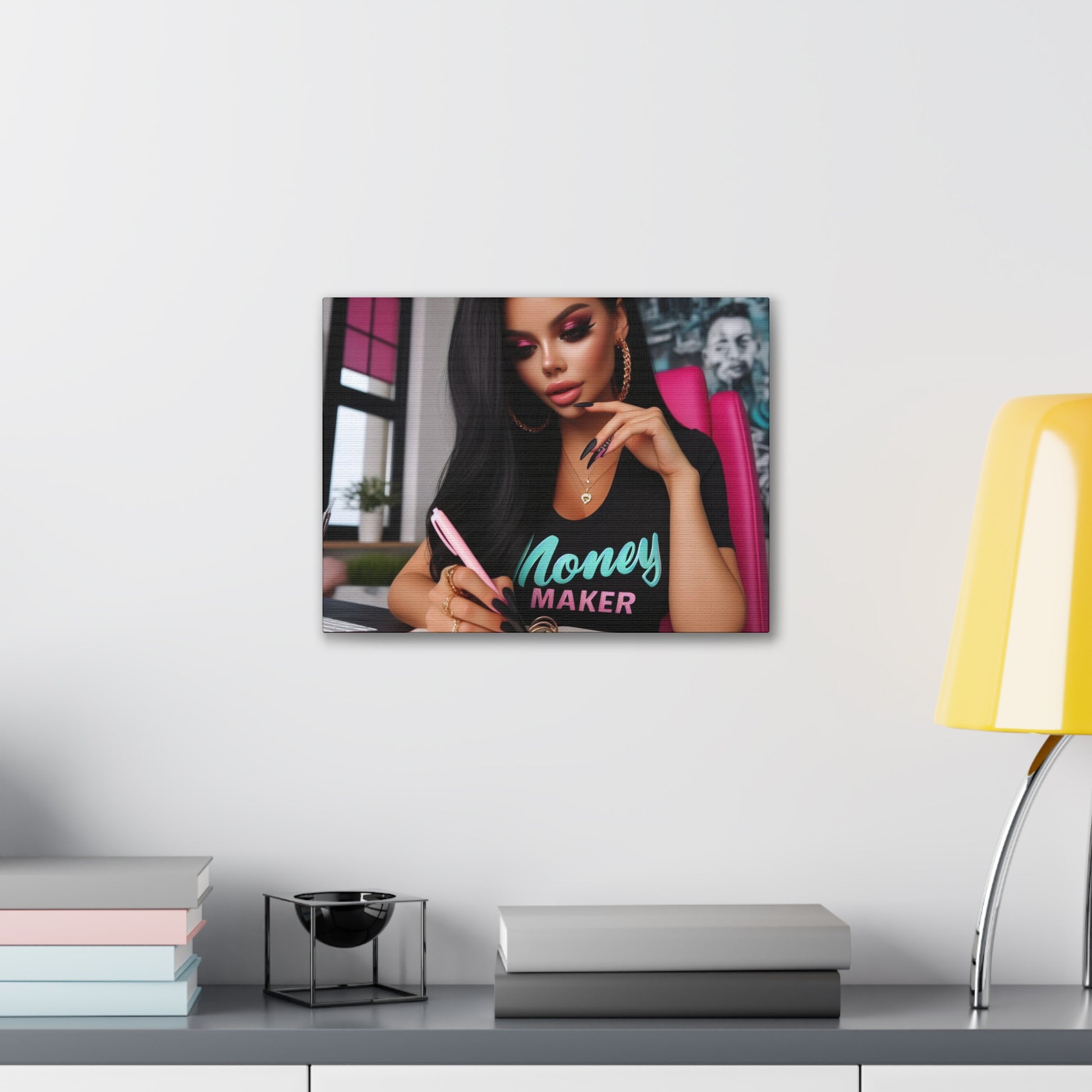 Money Maker Canvas Canvas Printify 16″ x 12″ (Horizontal) 0.75''