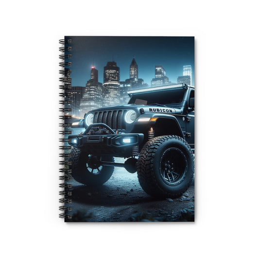 Gray Rubicon Spiral Notebook Paper products Printify One Size