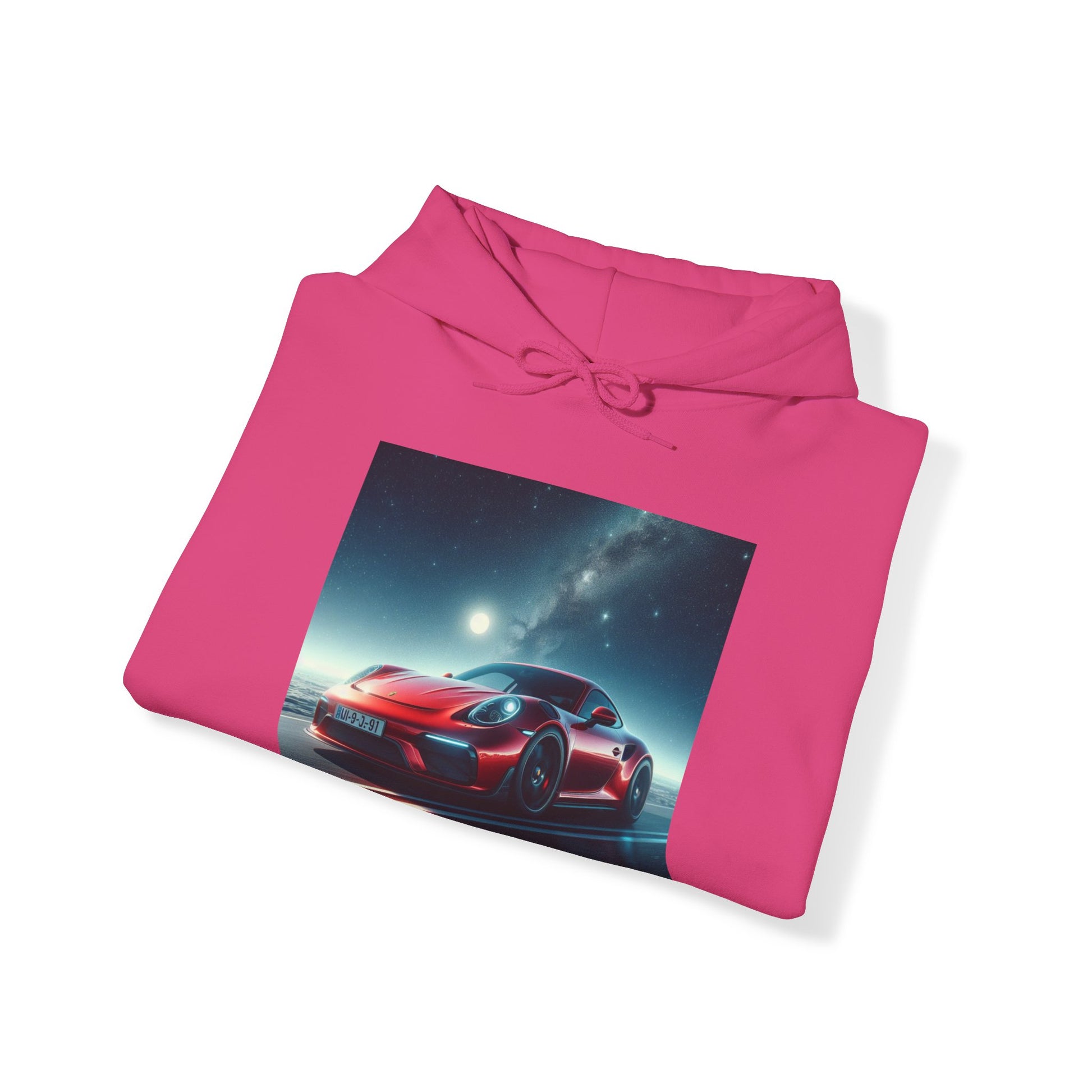 Red Porsche Hoodie Hoodie Printify