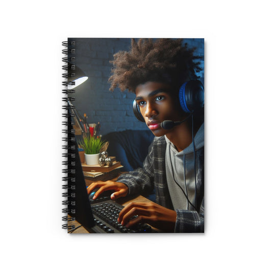 Game Time Spiral Notebook Paper products Printify One Size