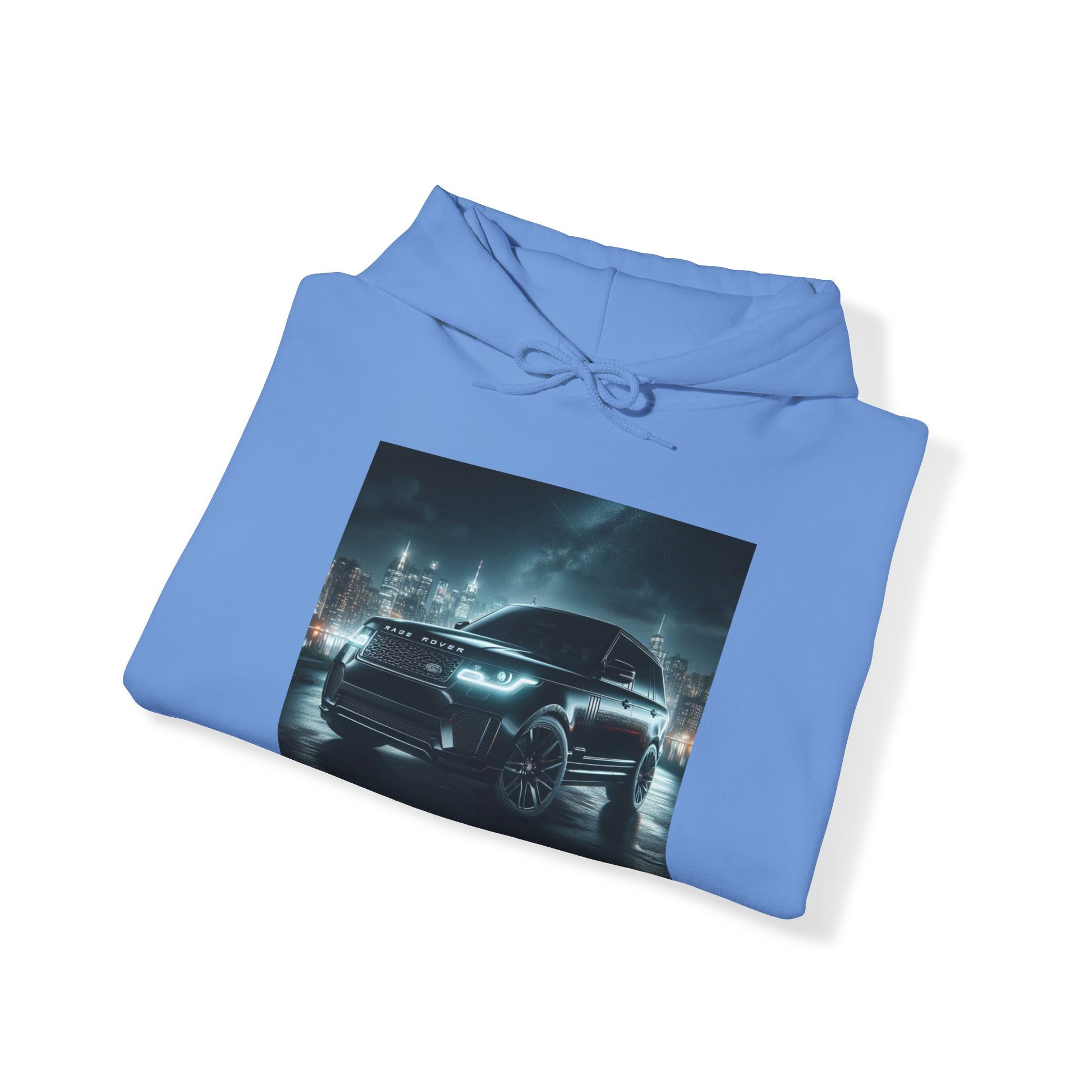 Black Range Rover Hoodie Hoodie Printify