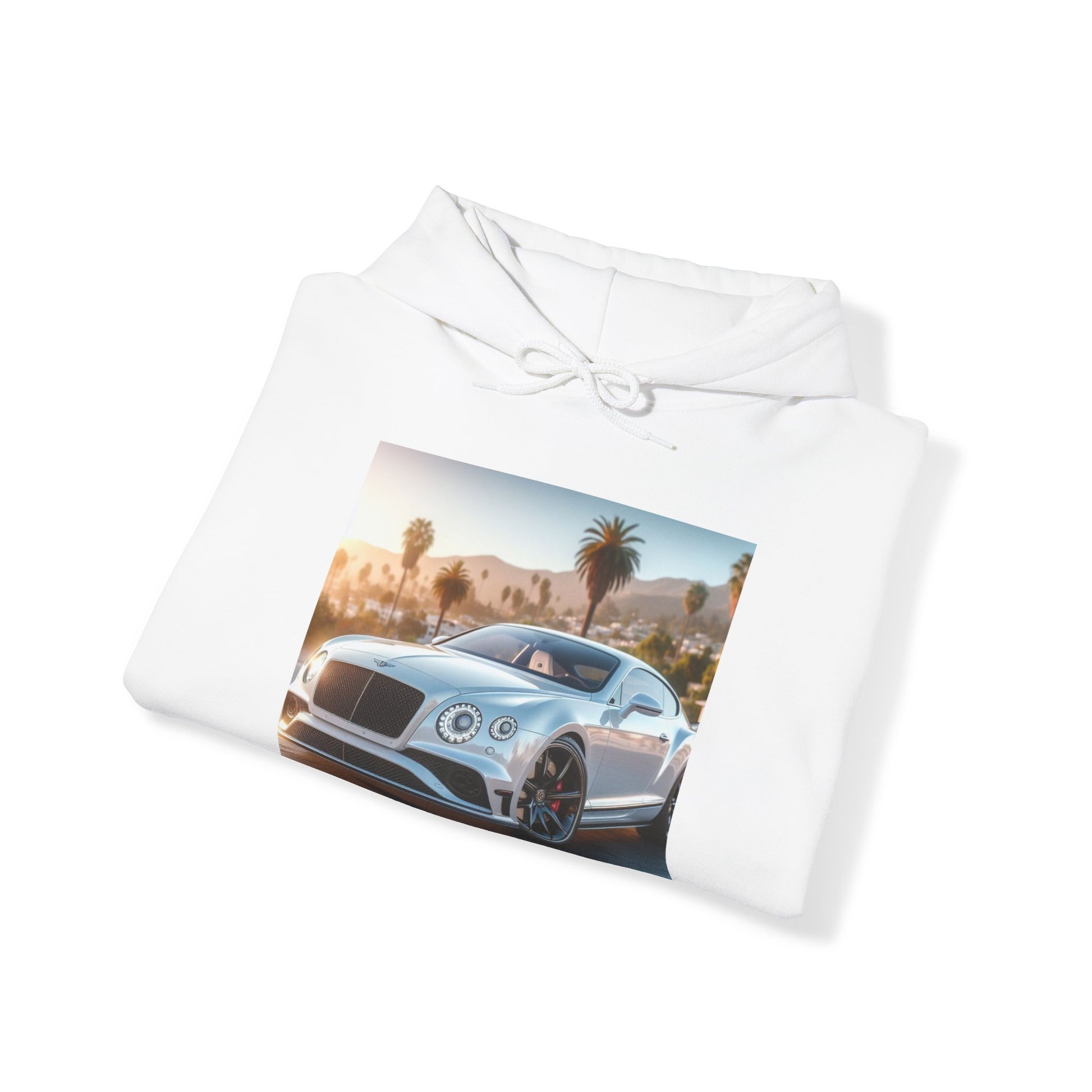 Silver Bentley Hoodie Hoodie Printify